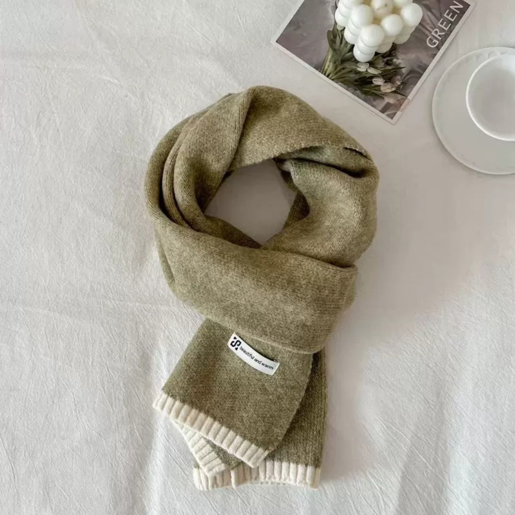 ウール混配色マフラー | 詳細画像5