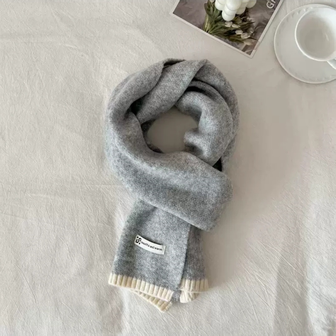 ウール混配色マフラー | 詳細画像7