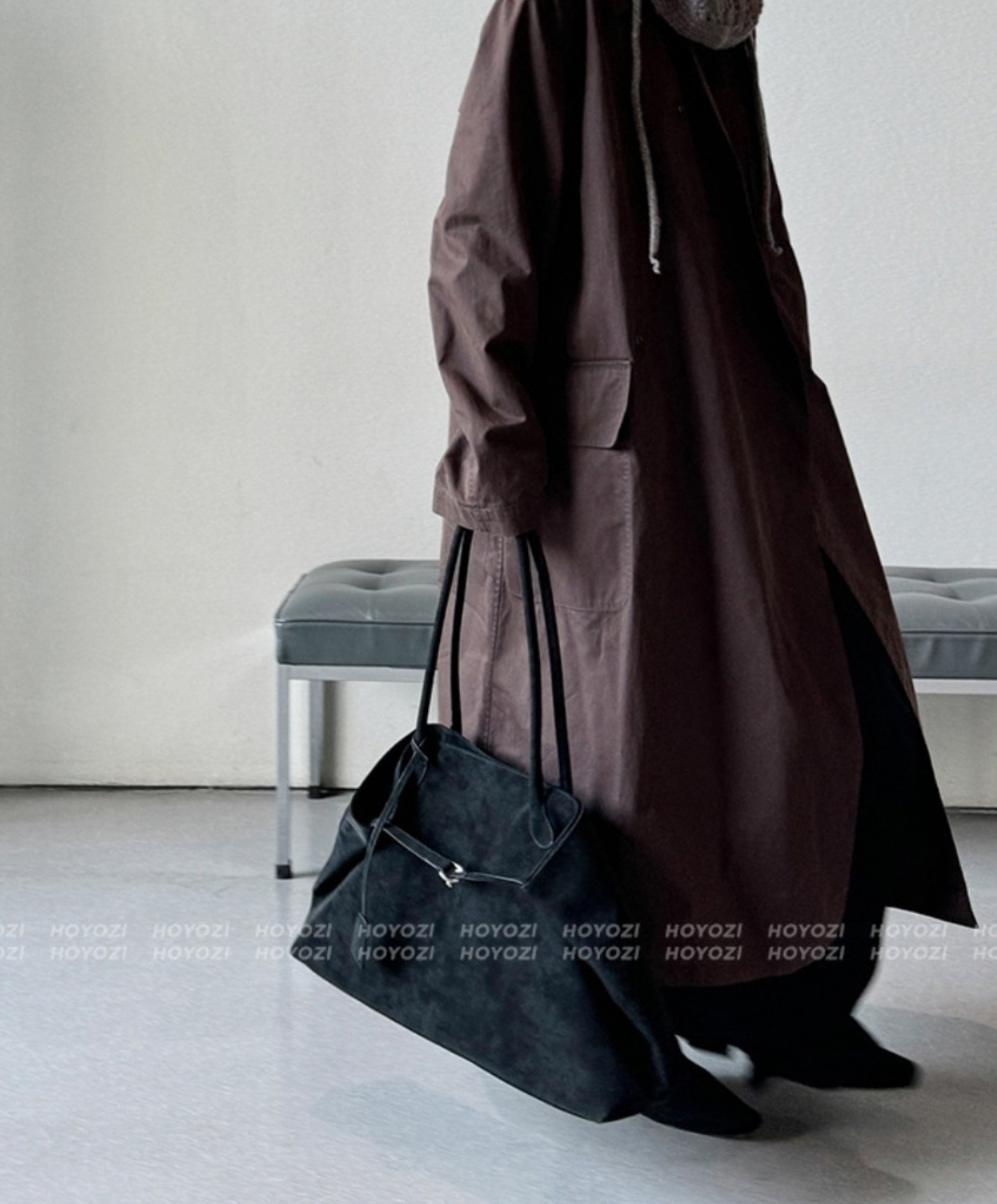 スエード調ビッグショルダーバッグ | 詳細画像2