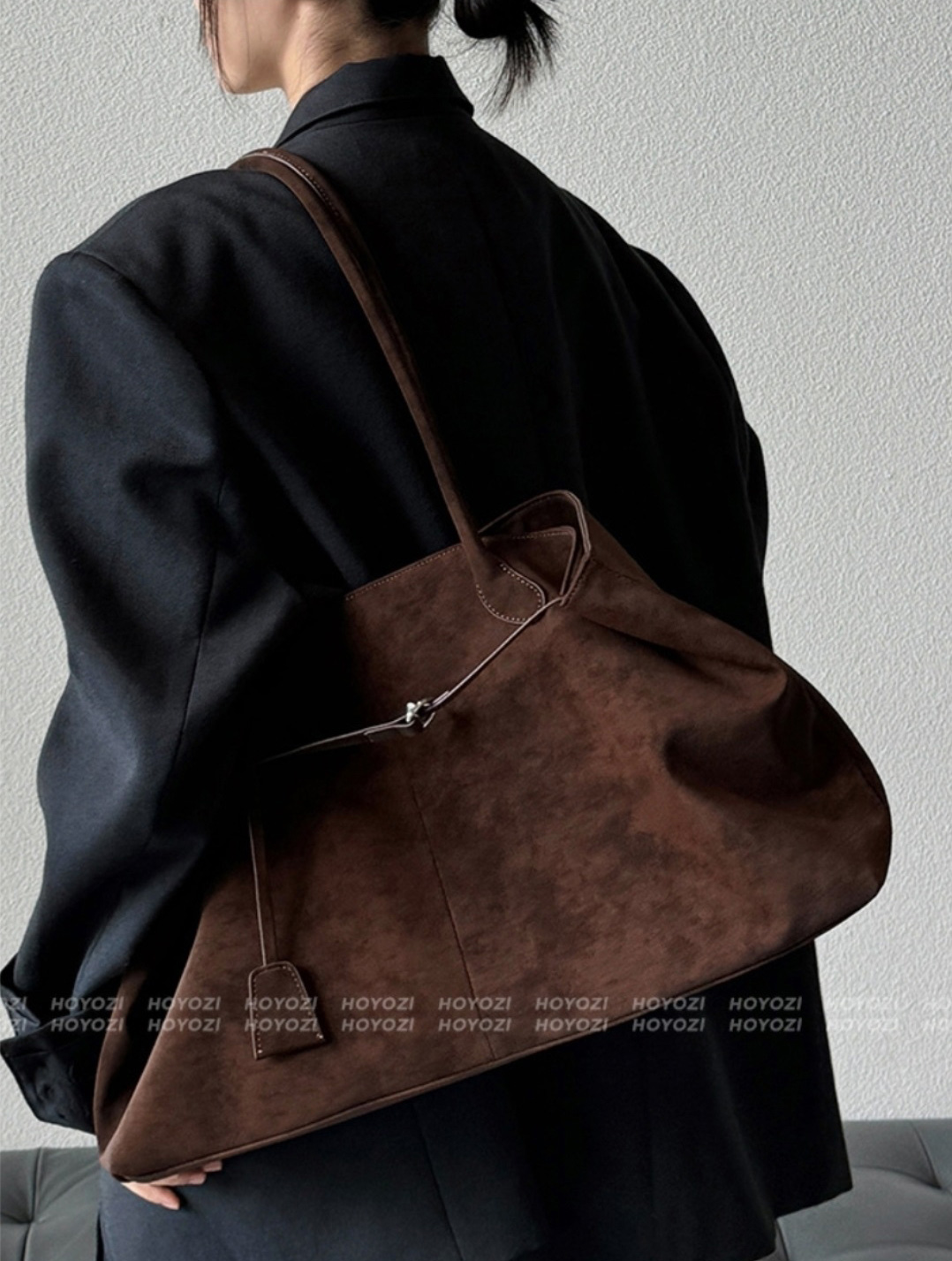 スエード調ビッグショルダーバッグ | 詳細画像11