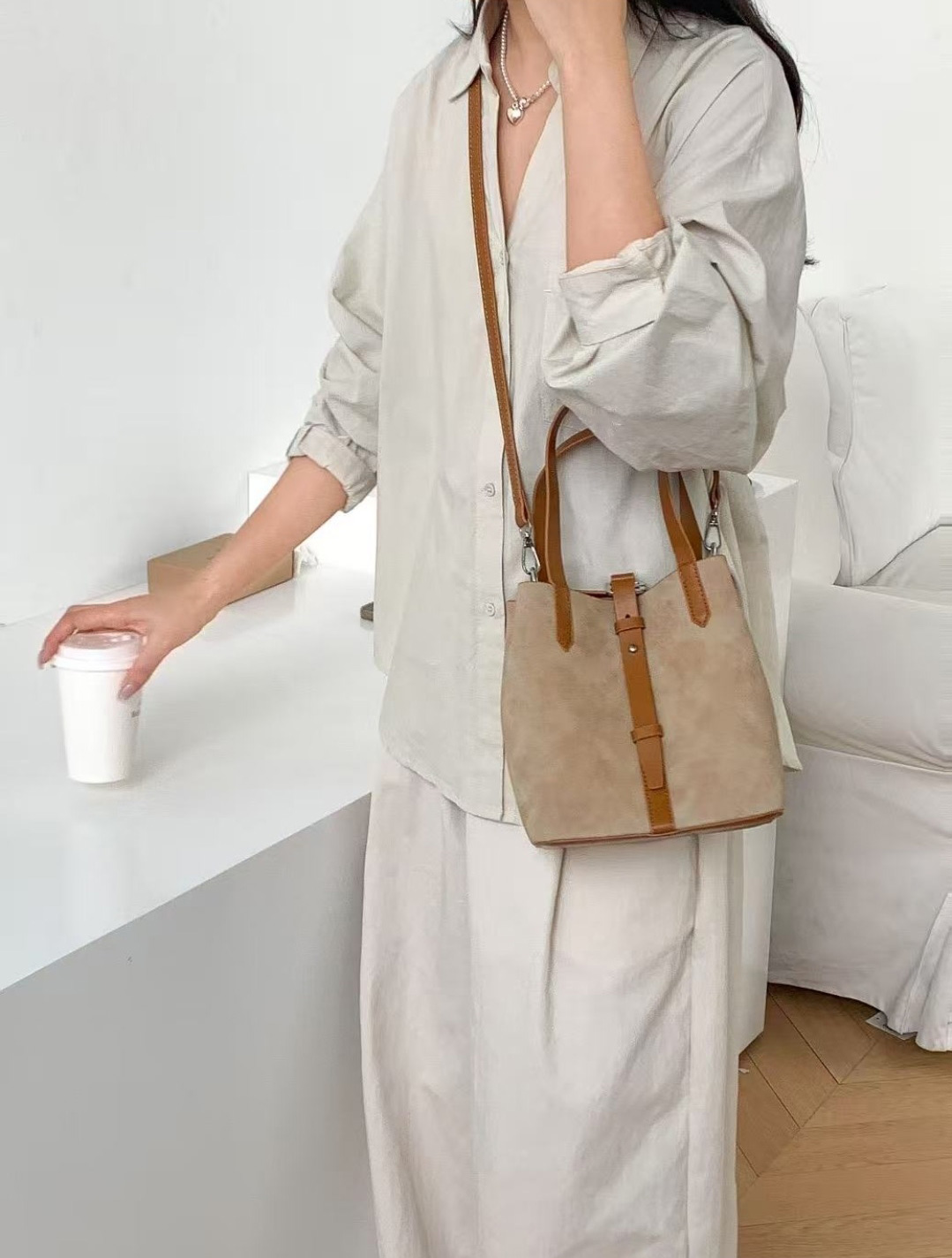 トートバッグショルダーバッグポーチ付 | 詳細画像3