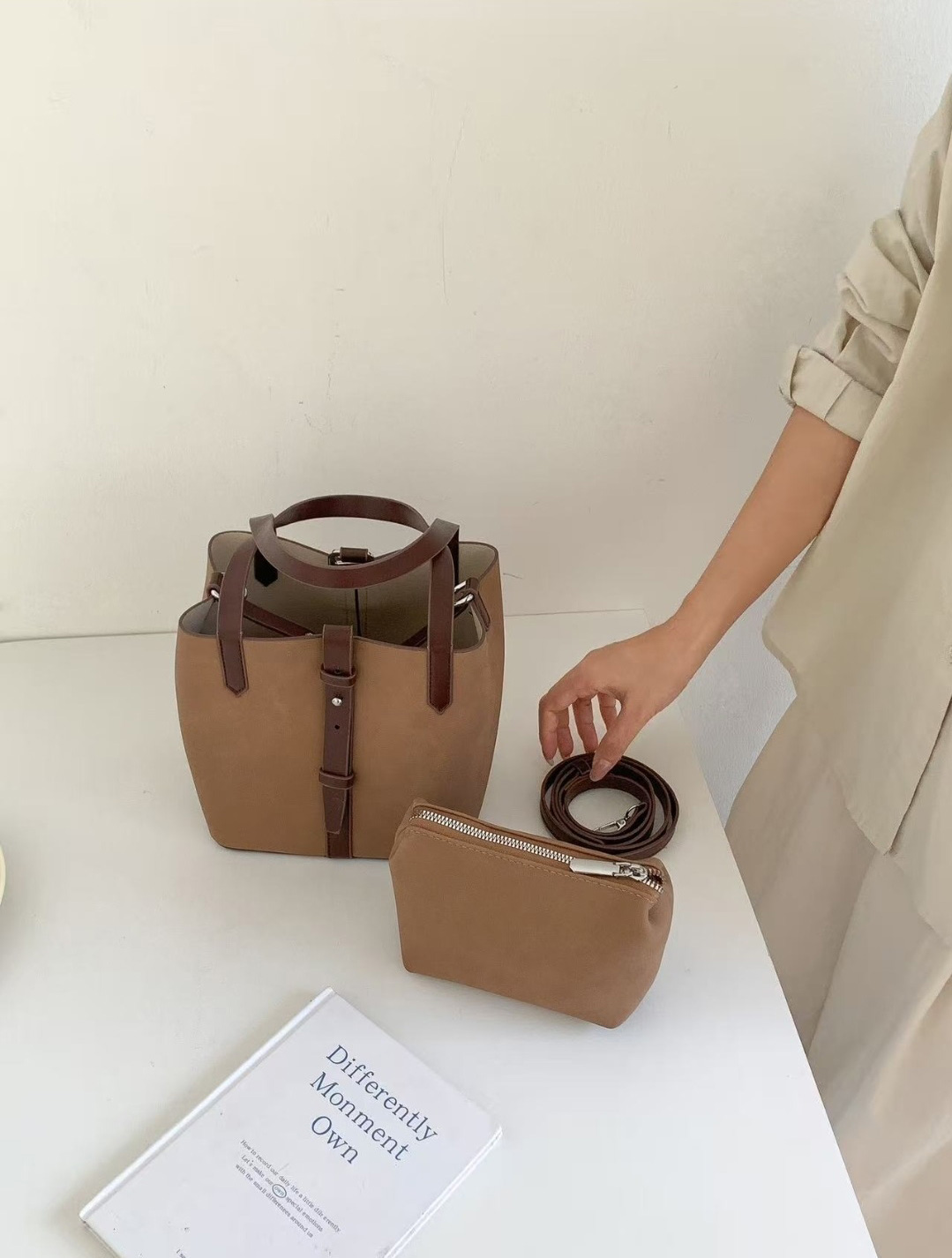 トートバッグショルダーバッグポーチ付 | 詳細画像9