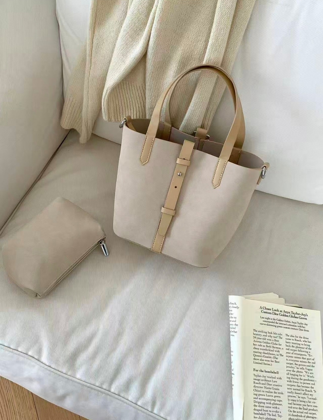 トートバッグショルダーバッグポーチ付 | 詳細画像14