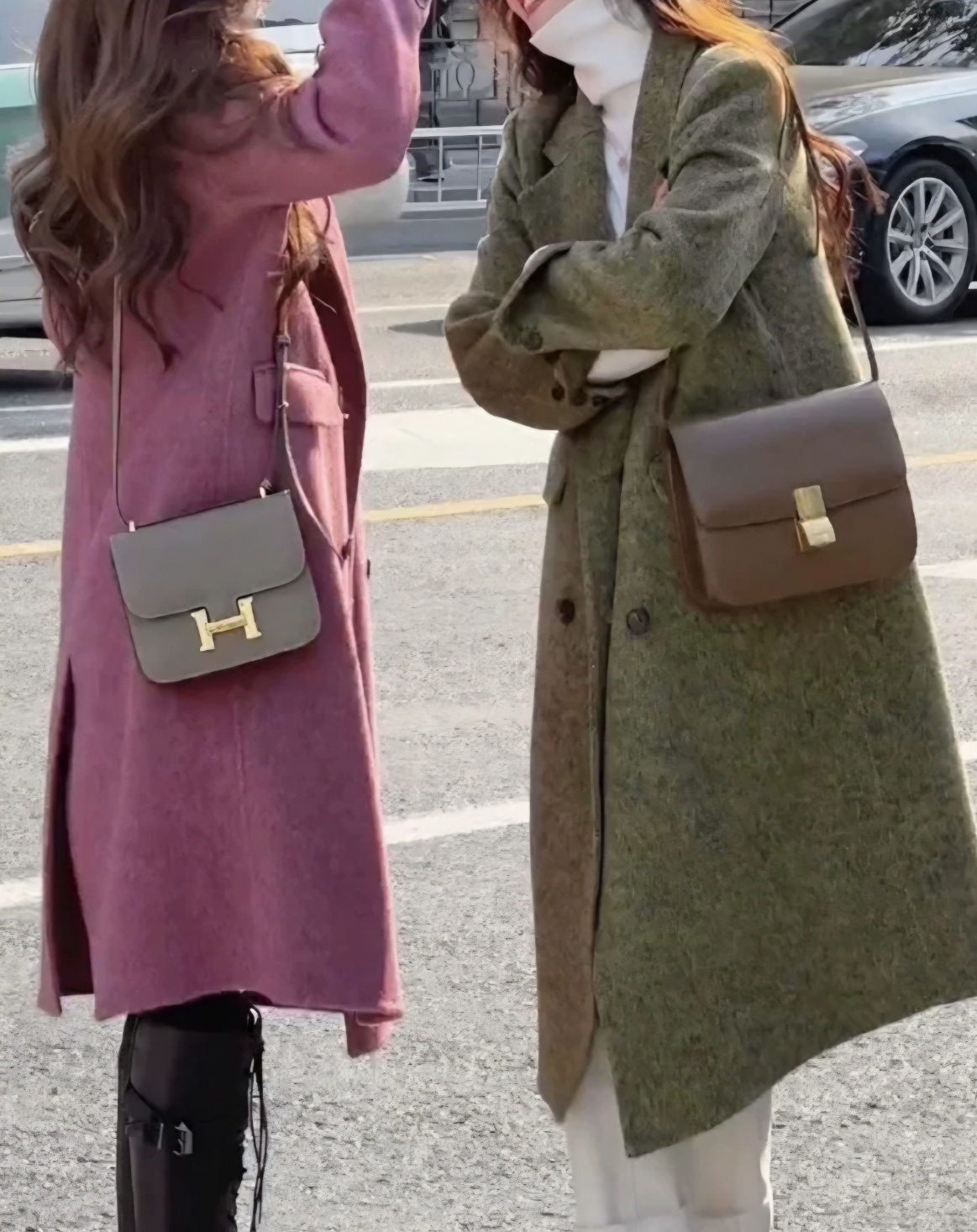 ウール混ボタンテーラードカラーロングコート | 詳細画像11