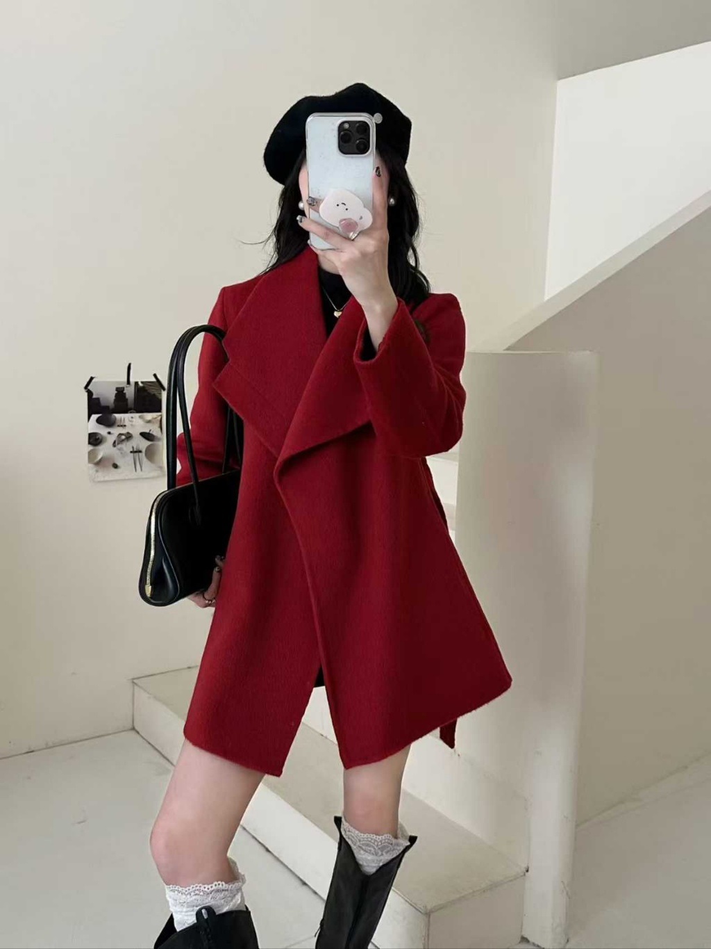 カラービッグハーフコートストラップ付 | 詳細画像3