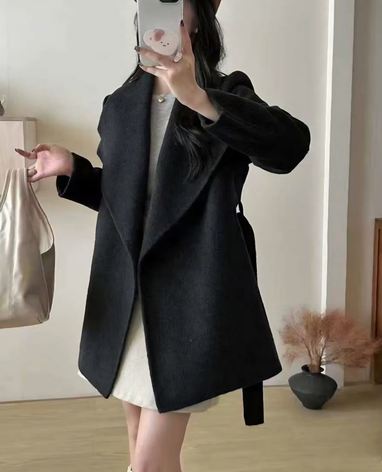 カラービッグハーフコートストラップ付 | 詳細画像5