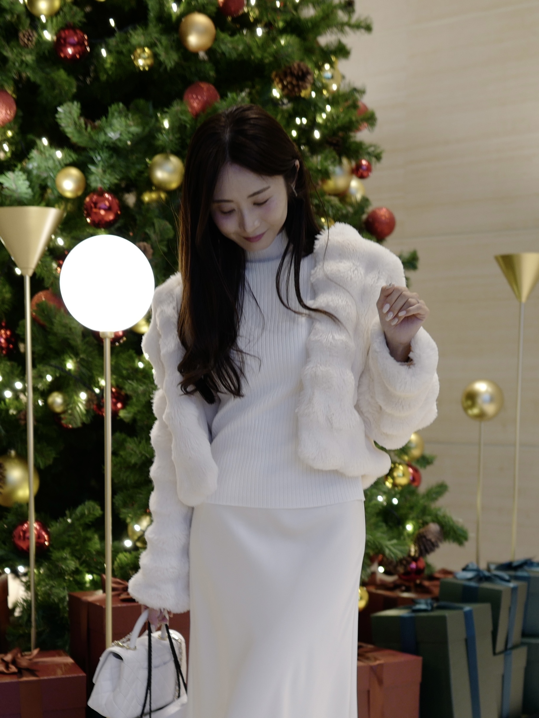 ゴールドボタン長袖リブニット | 詳細画像13