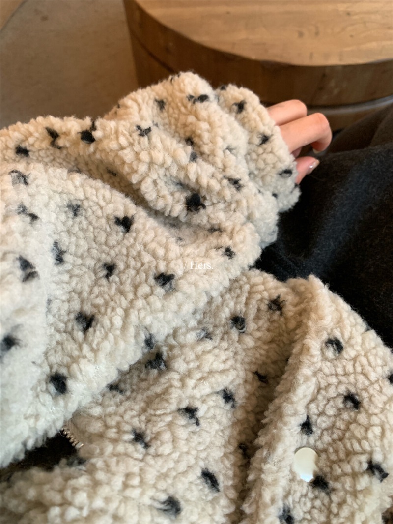 ボアジップアップハイネックドローストリングポケット長袖ジャンパー | 詳細画像6