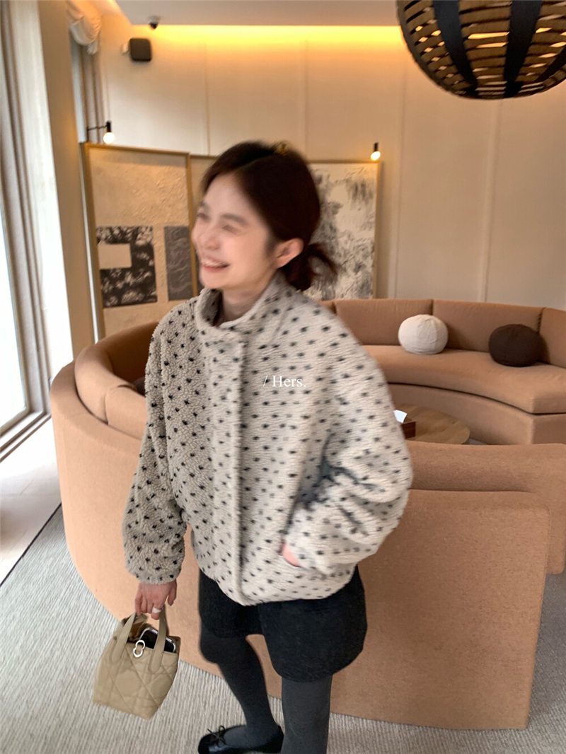 ボアジップアップハイネックドローストリングポケット長袖ジャンパー | 詳細画像7