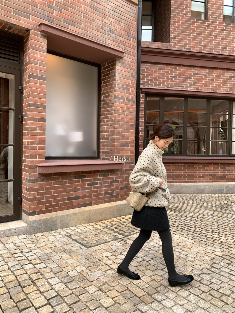 ボアジップアップハイネックドローストリングポケット長袖ジャンパー | 詳細画像9