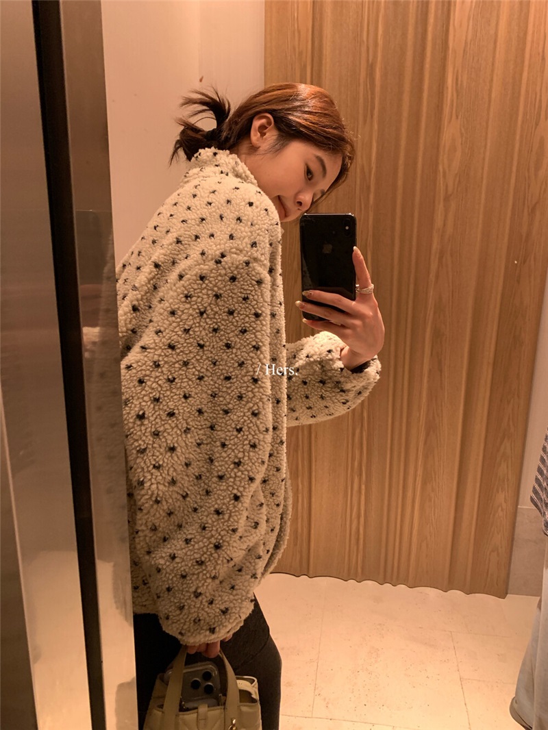 ボアジップアップハイネックドローストリングポケット長袖ジャンパー | 詳細画像11