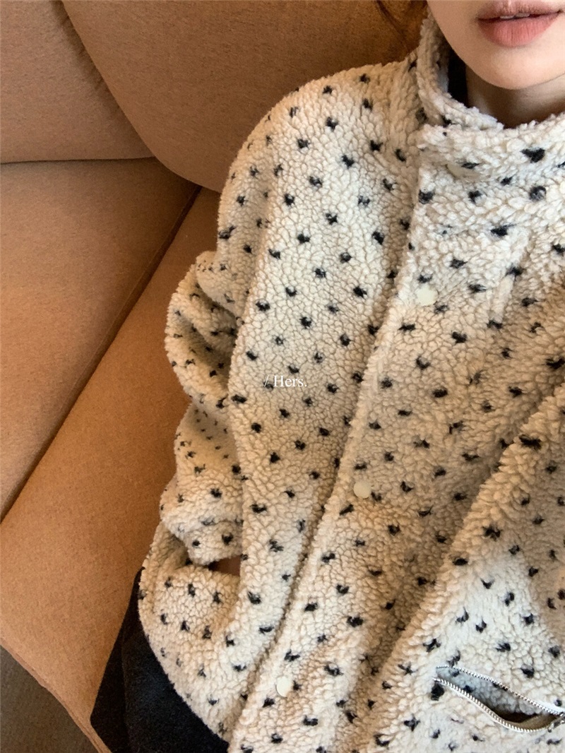 ボアジップアップハイネックドローストリングポケット長袖ジャンパー | 詳細画像12