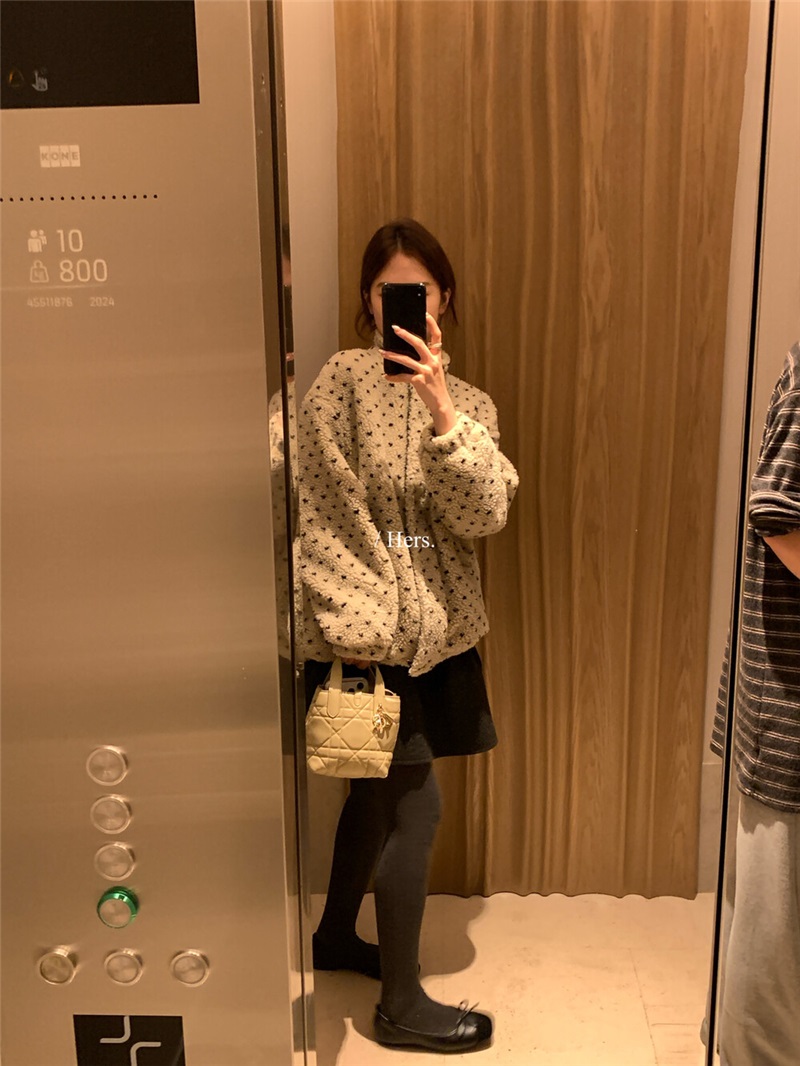 ボアジップアップハイネックドローストリングポケット長袖ジャンパー | 詳細画像19