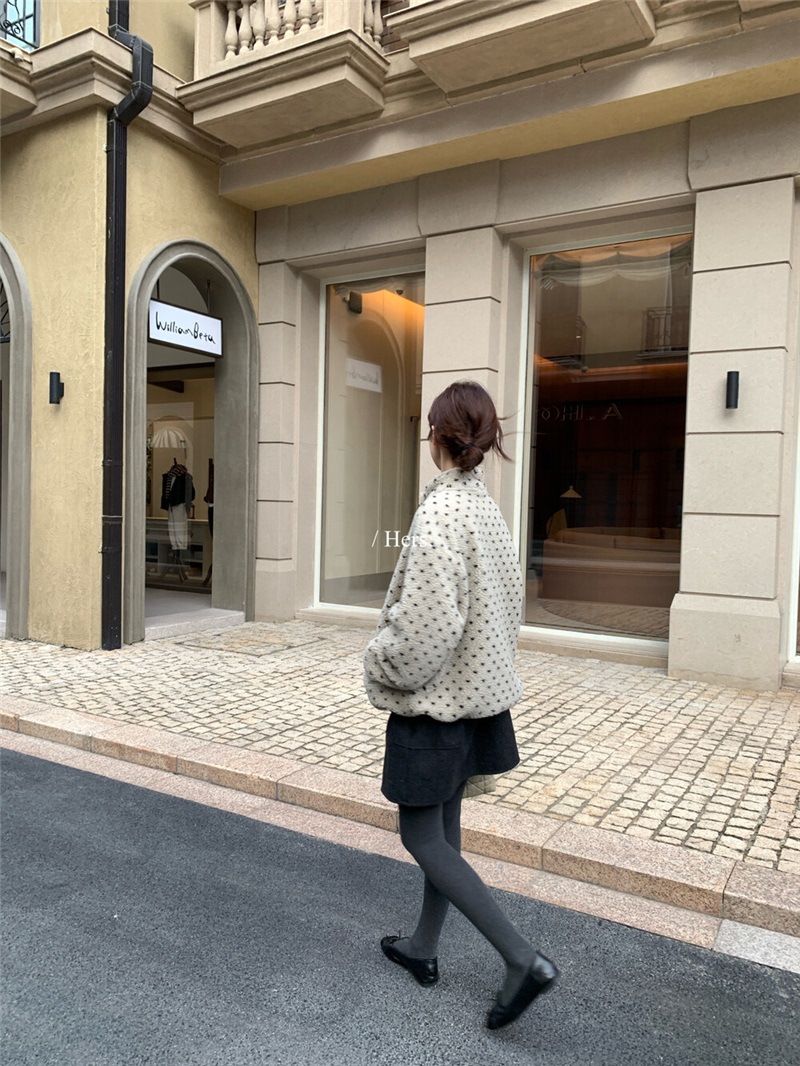 ボアジップアップハイネックドローストリングポケット長袖ジャンパー | 詳細画像21