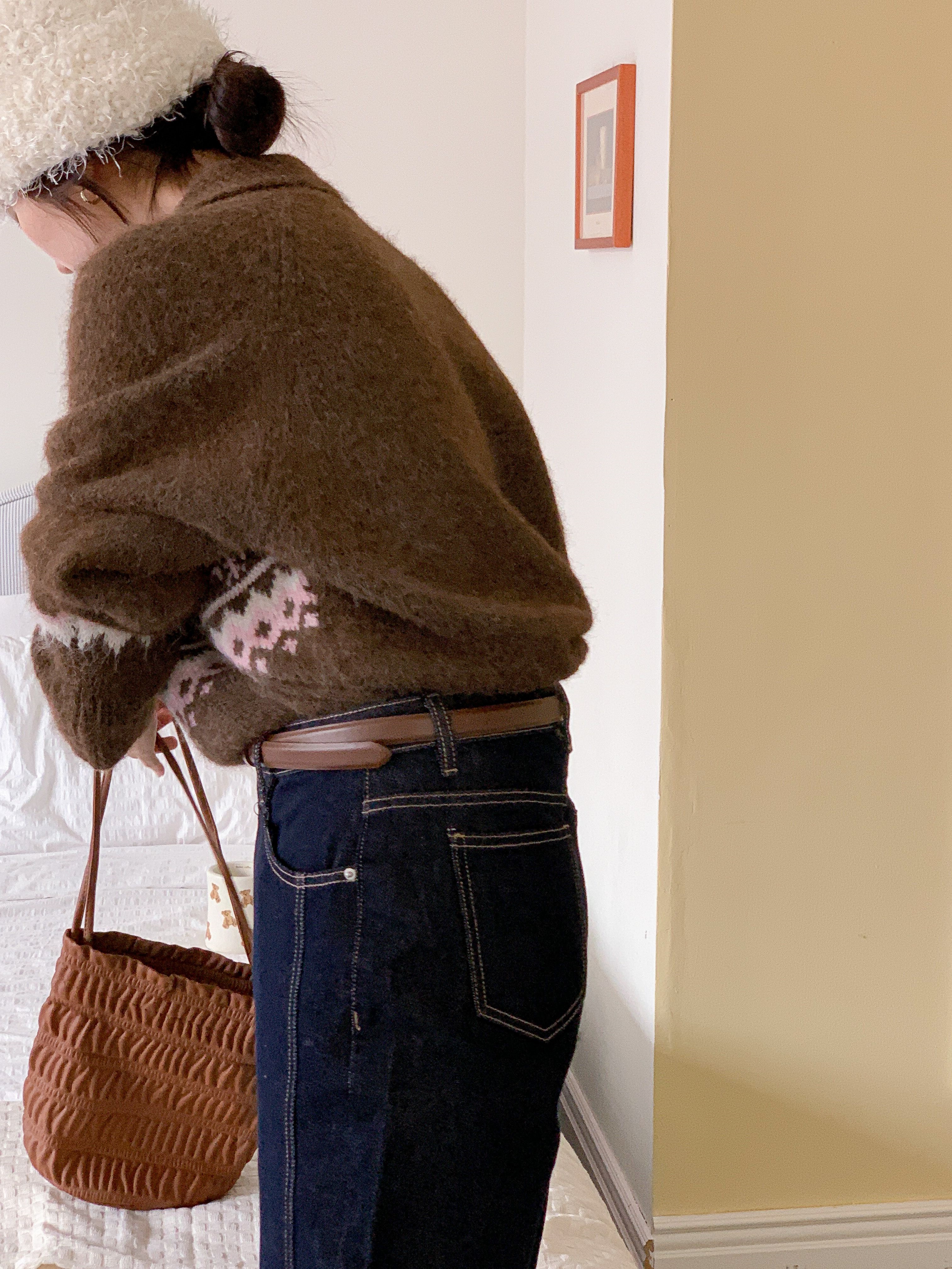 カラー長袖ノルディックニット | 詳細画像14