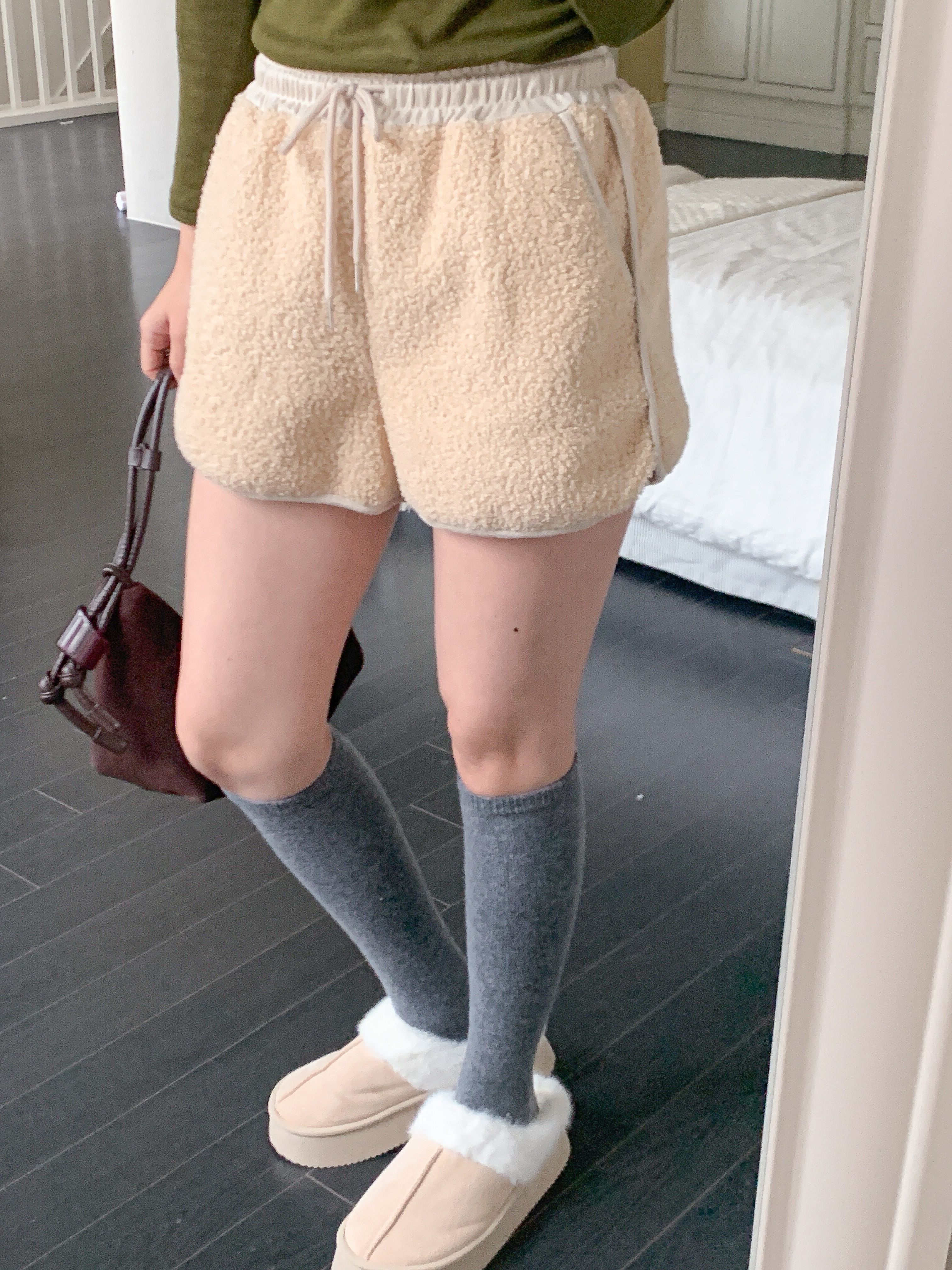 ボアウエストゴムショートショートパンツ | 詳細画像13