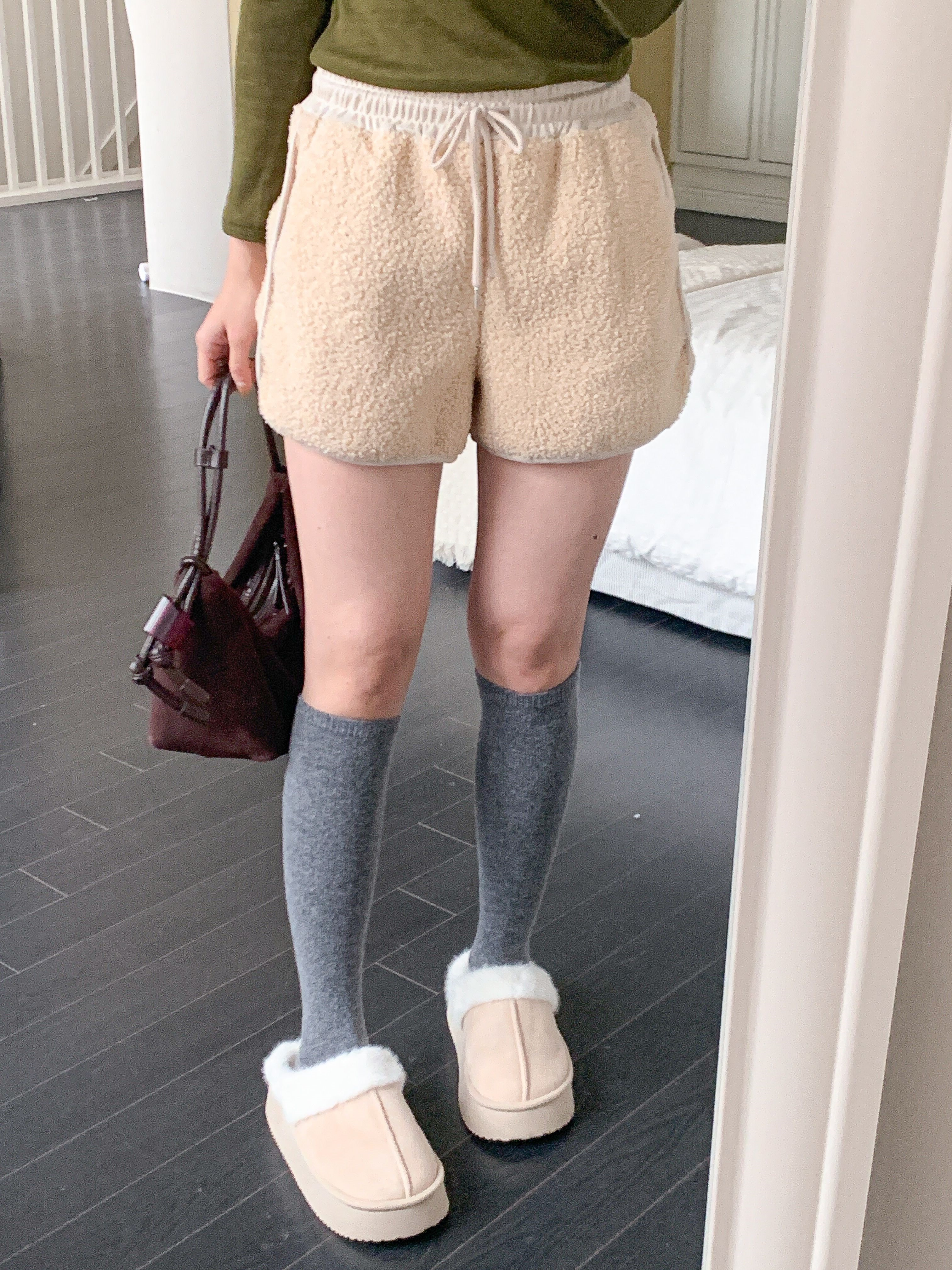 ボアウエストゴムショートショートパンツ | 詳細画像17