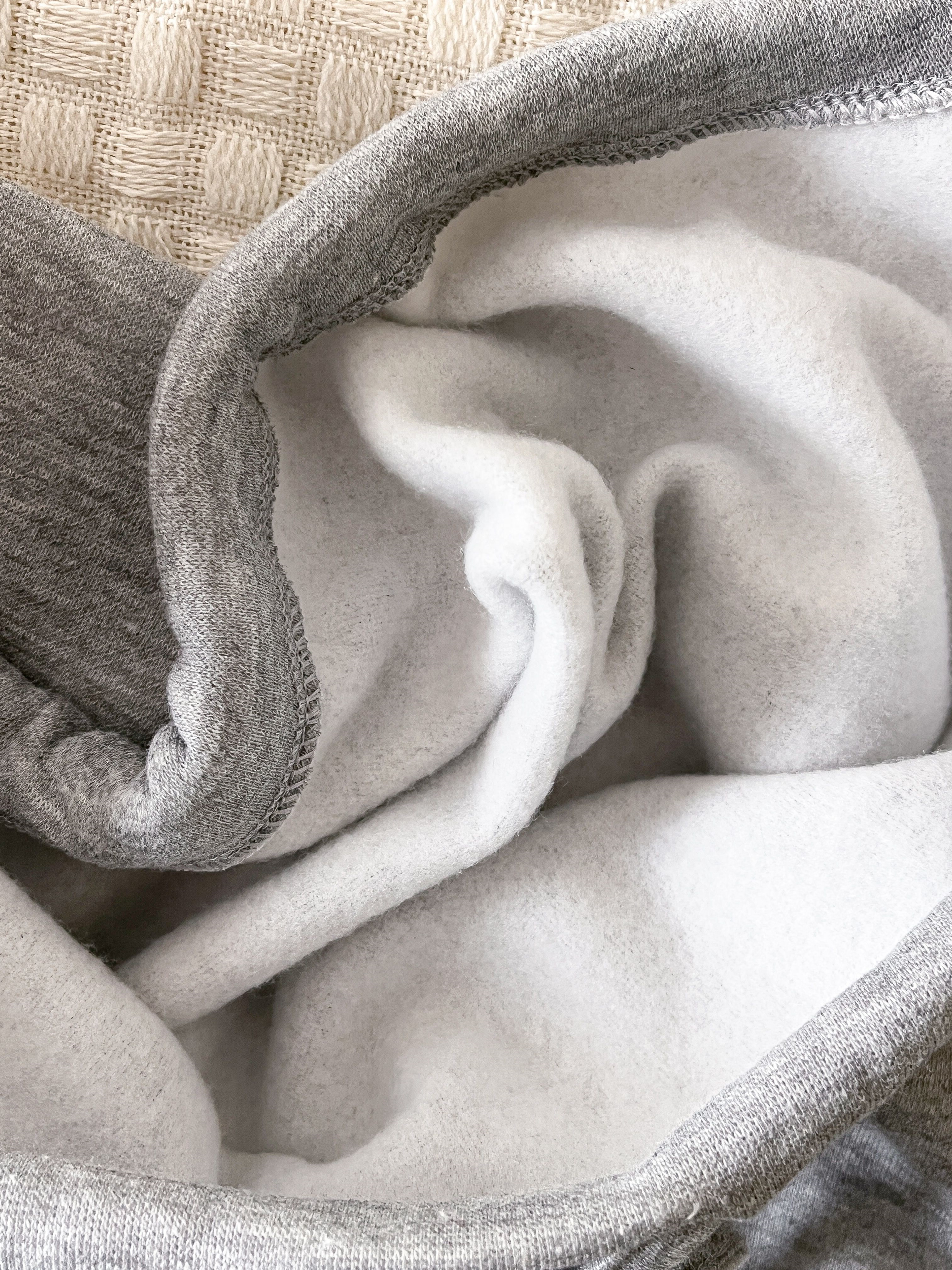 ファー裏地Vネックルーズ長袖レタリングスウェット | 詳細画像7