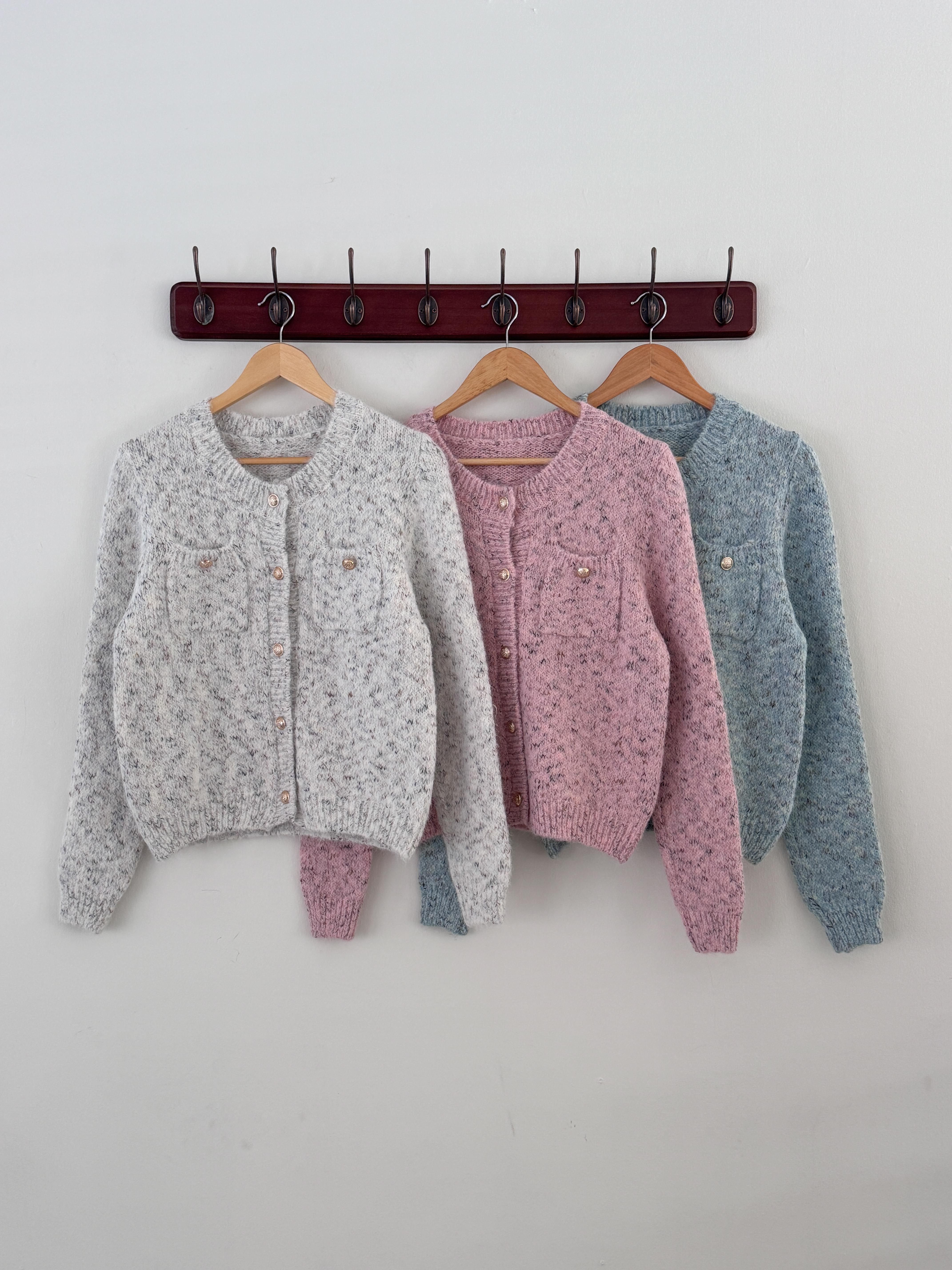 ボタンラウンドネック長袖カーディガン | 詳細画像21