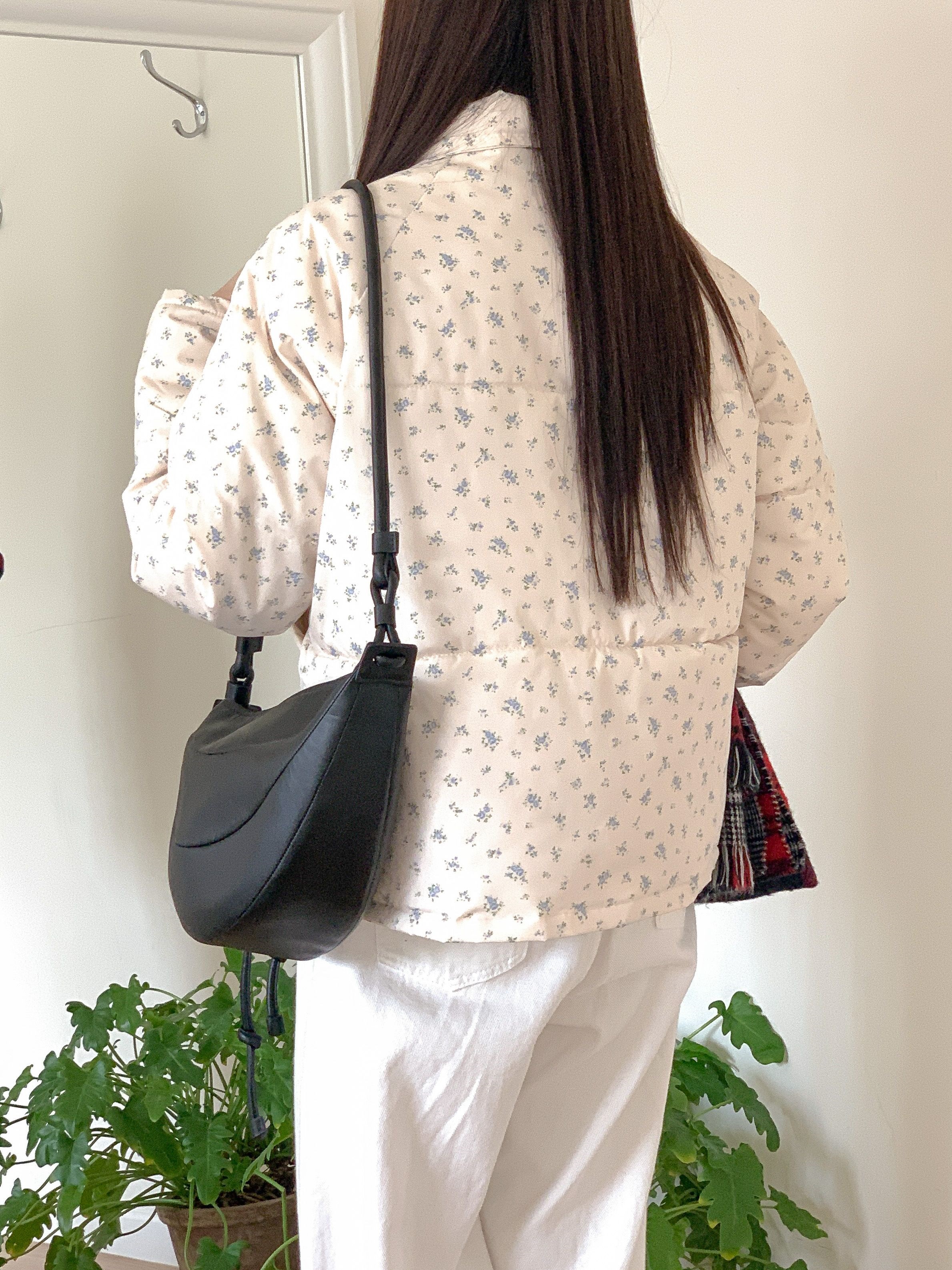 ジップアップハイネックポケット長袖小花柄ダウンジャケット | 詳細画像19