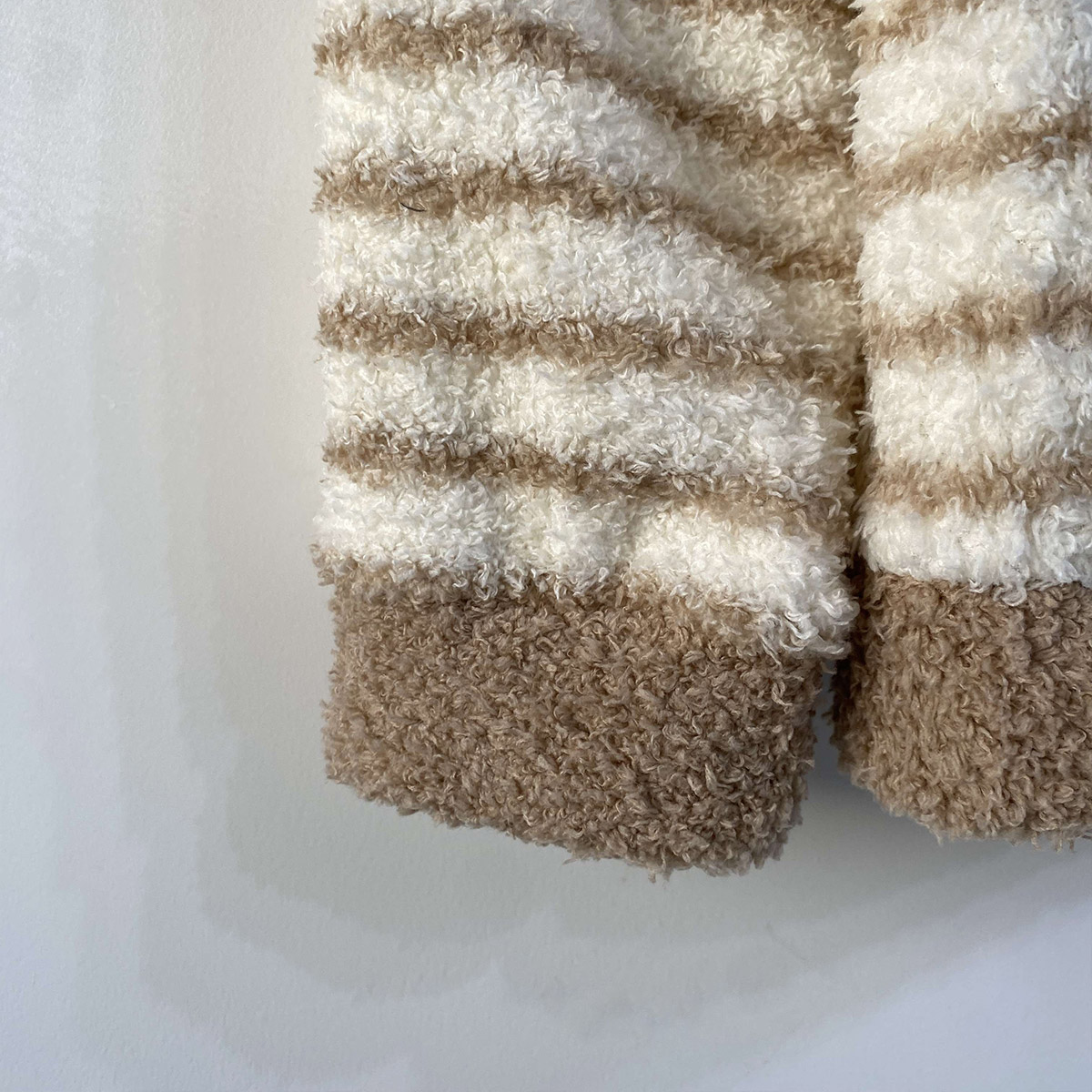 ソフトラウンドネックウエストゴム長袖ボーダーパンツTシャツパジャマSET | 詳細画像22