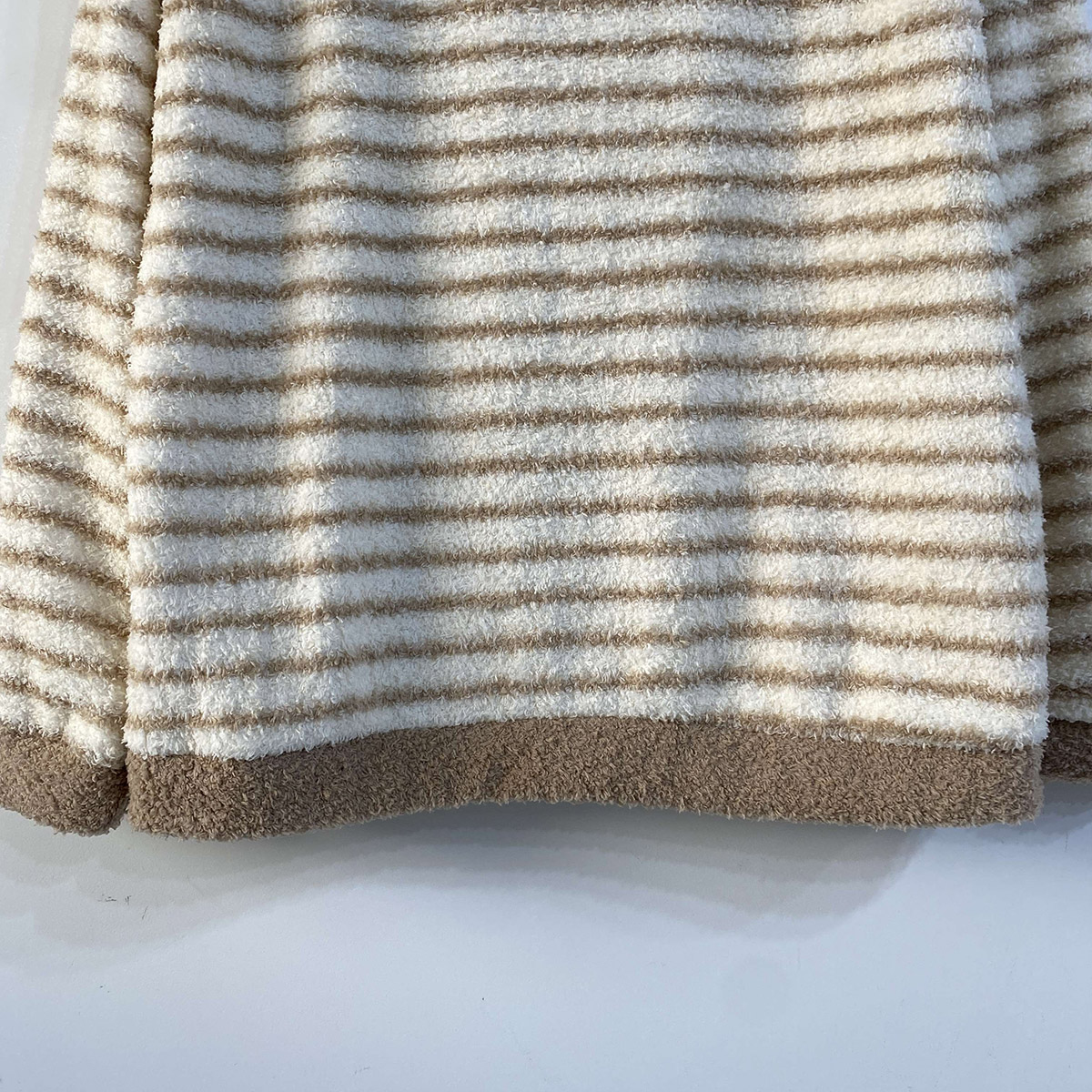 ソフトラウンドネックウエストゴム長袖ボーダーパンツTシャツパジャマSET | 詳細画像23