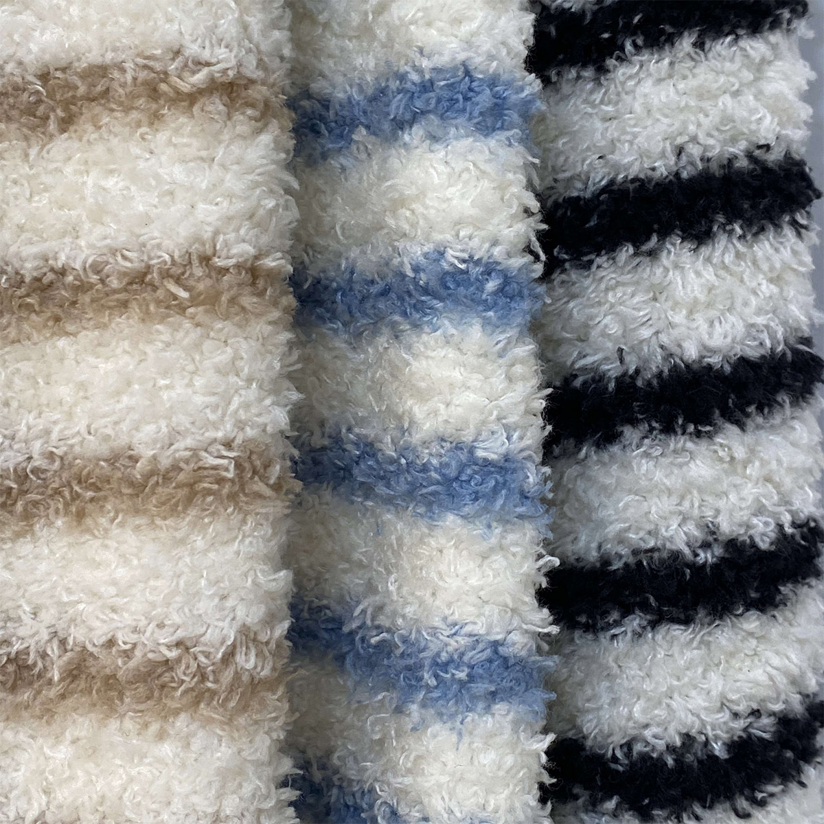 ソフトラウンドネックウエストゴム長袖ボーダーパンツTシャツパジャマSET | 詳細画像25