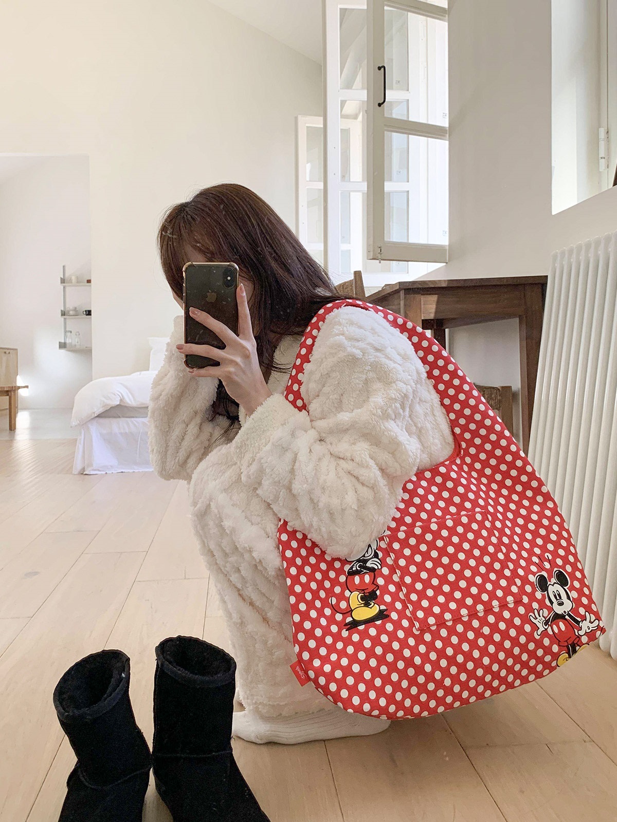 ソフトマイクロファイバーボタンウエストゴム長袖配色ケーブルパンツカーディガンパジャマSET | 詳細画像14