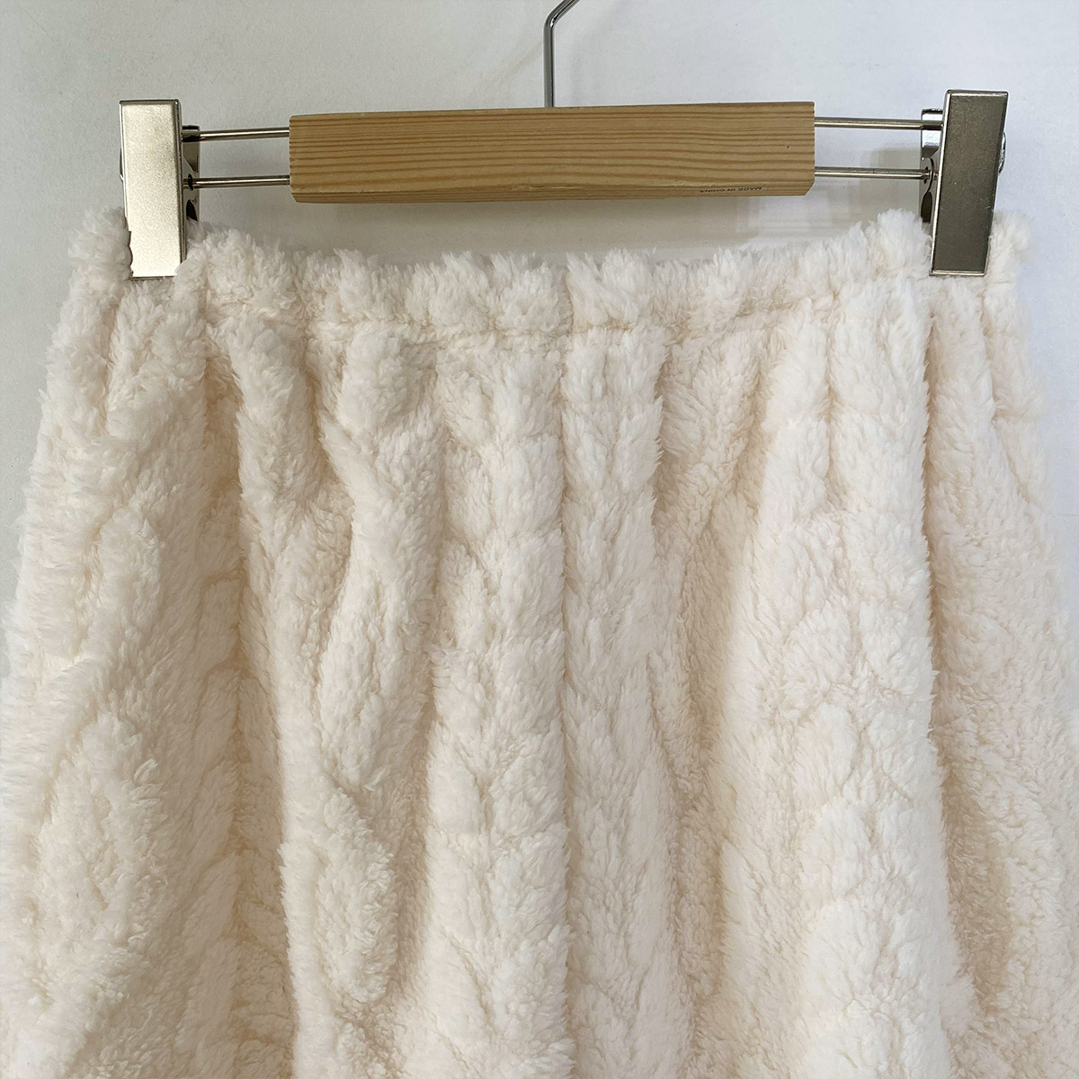 ソフトマイクロファイバーボタンウエストゴム長袖配色ケーブルパンツカーディガンパジャマSET | 詳細画像22