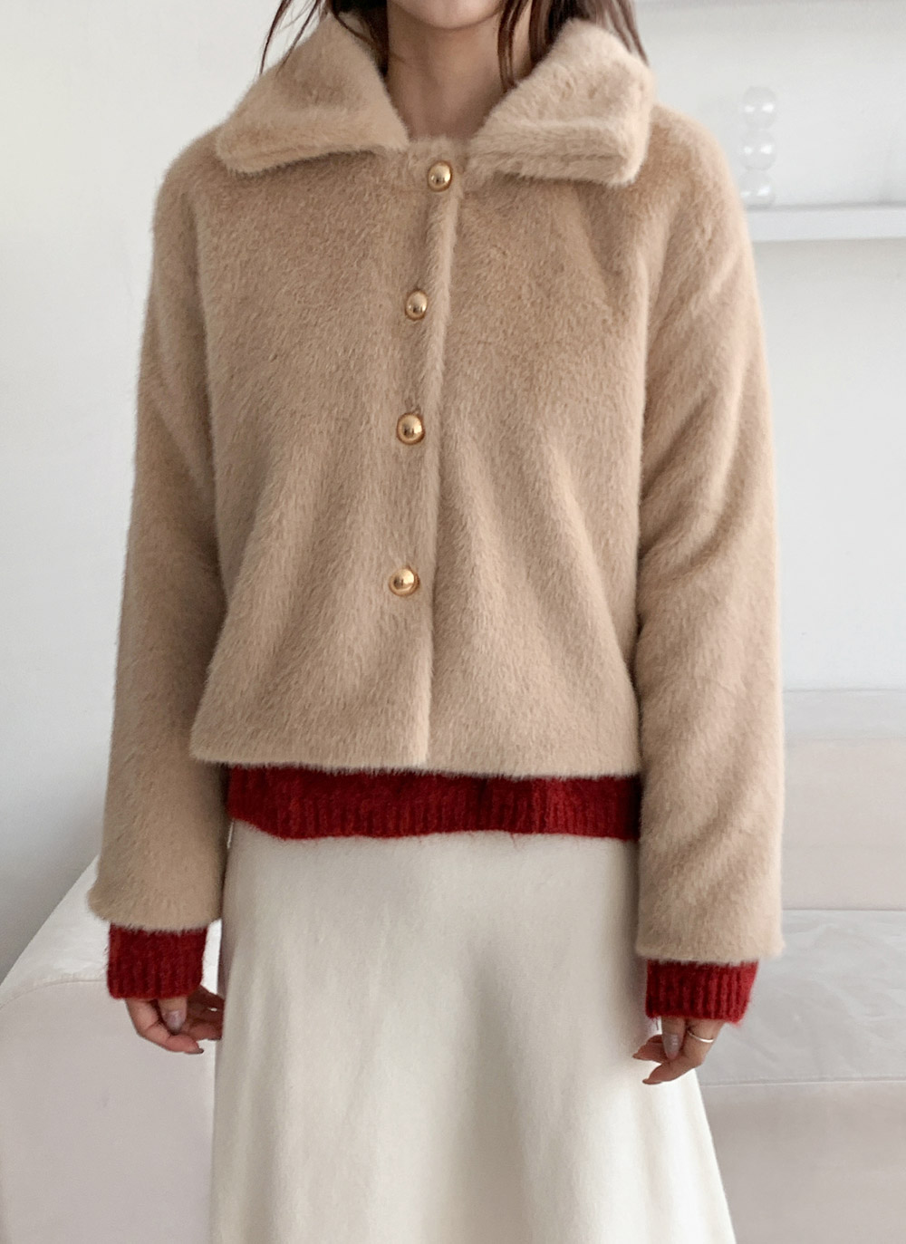 エコファーカラーショートジャケット | DHOLIC | 詳細画像21