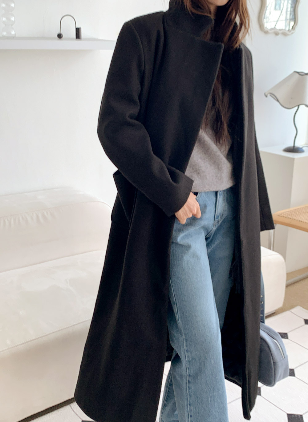 ロングキルティングコートストラップ付 | DHOLIC | 詳細画像11