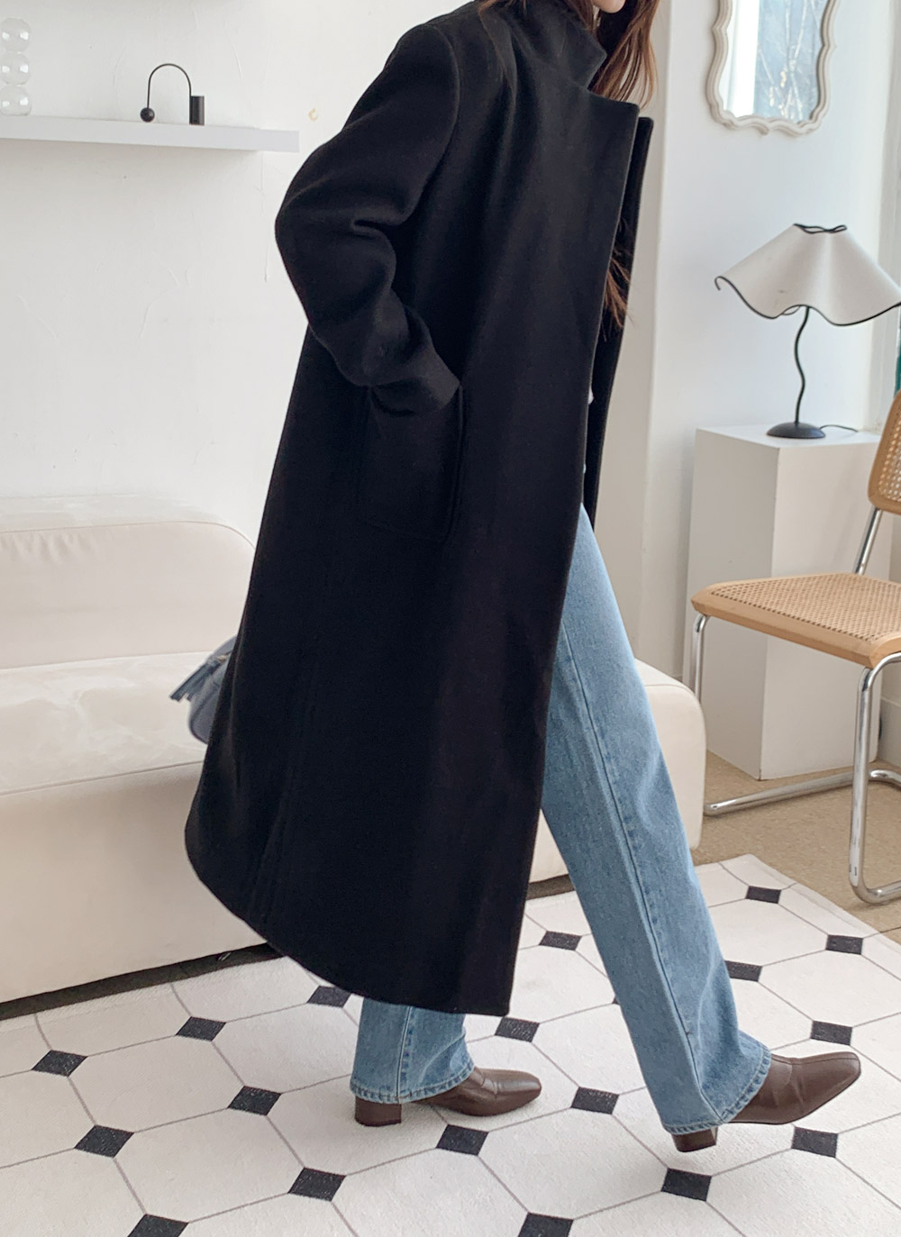 ロングキルティングコートストラップ付 | DHOLIC | 詳細画像12