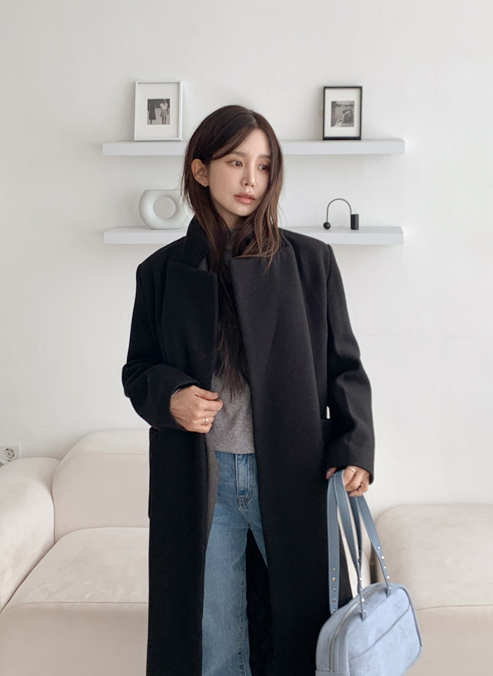 ロングキルティングコートストラップ付 | DHOLIC | 詳細画像14