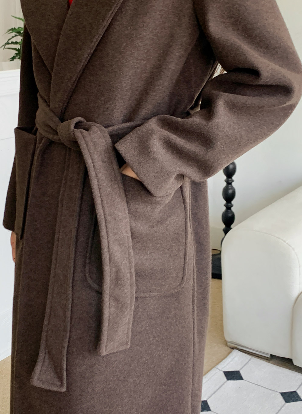 ロングキルティングコートストラップ付 | DHOLIC | 詳細画像23