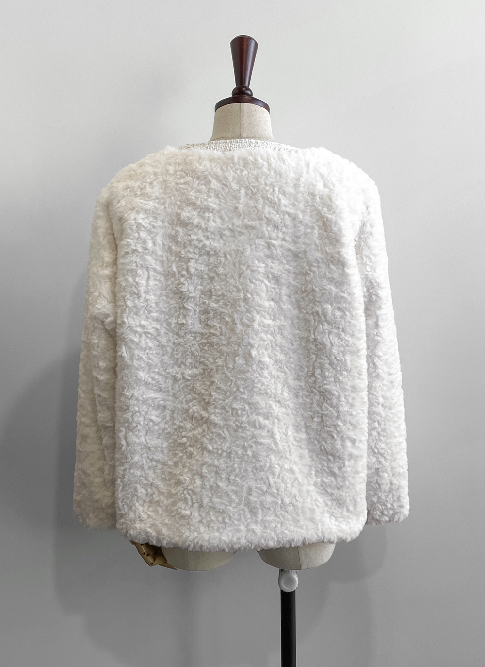 ツイードキルティングコンビエコファーラウンドネックジャケット | DHOLIC | 詳細画像29