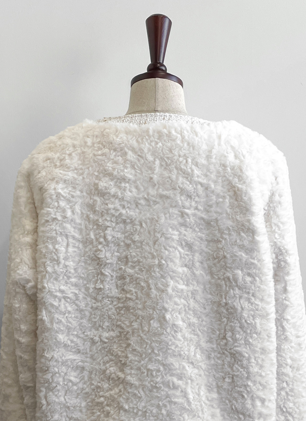 ツイードキルティングコンビエコファーラウンドネックジャケット | DHOLIC | 詳細画像35