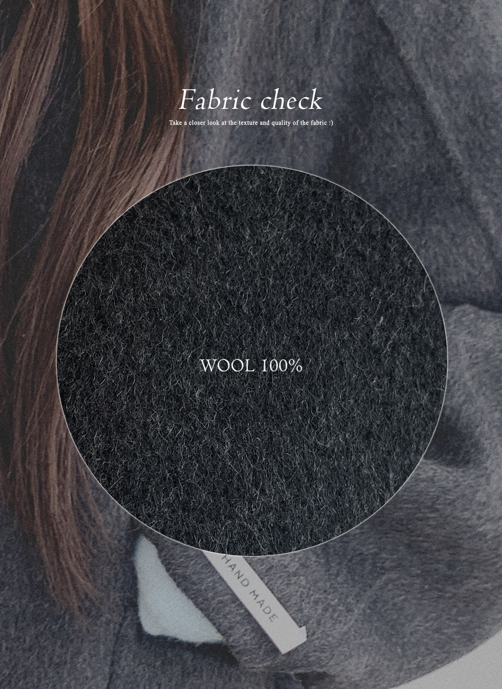 ウールラウンドネックバルーンショートジャケット | DHOLIC | 詳細画像4