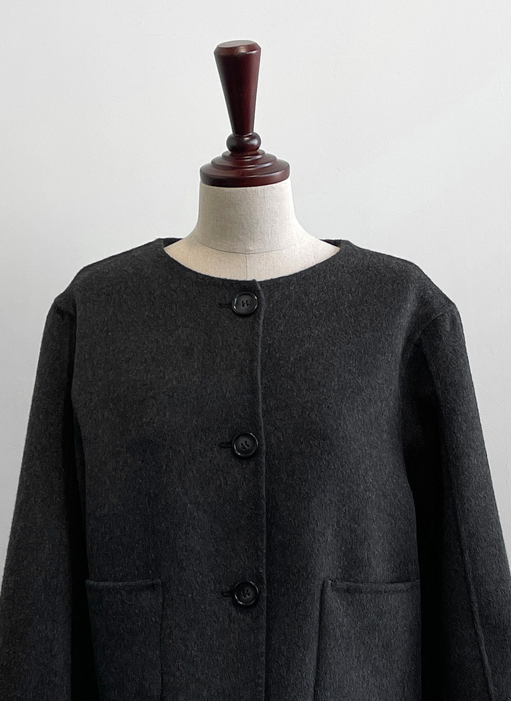 ウールラウンドネックバルーンショートジャケット | DHOLIC | 詳細画像28