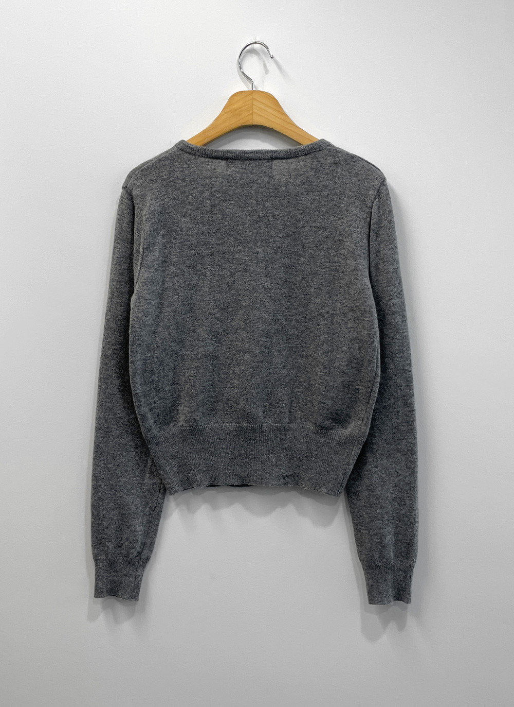 カシミヤ混ラウンドネック無地カーディガン | DHOLIC | 詳細画像38