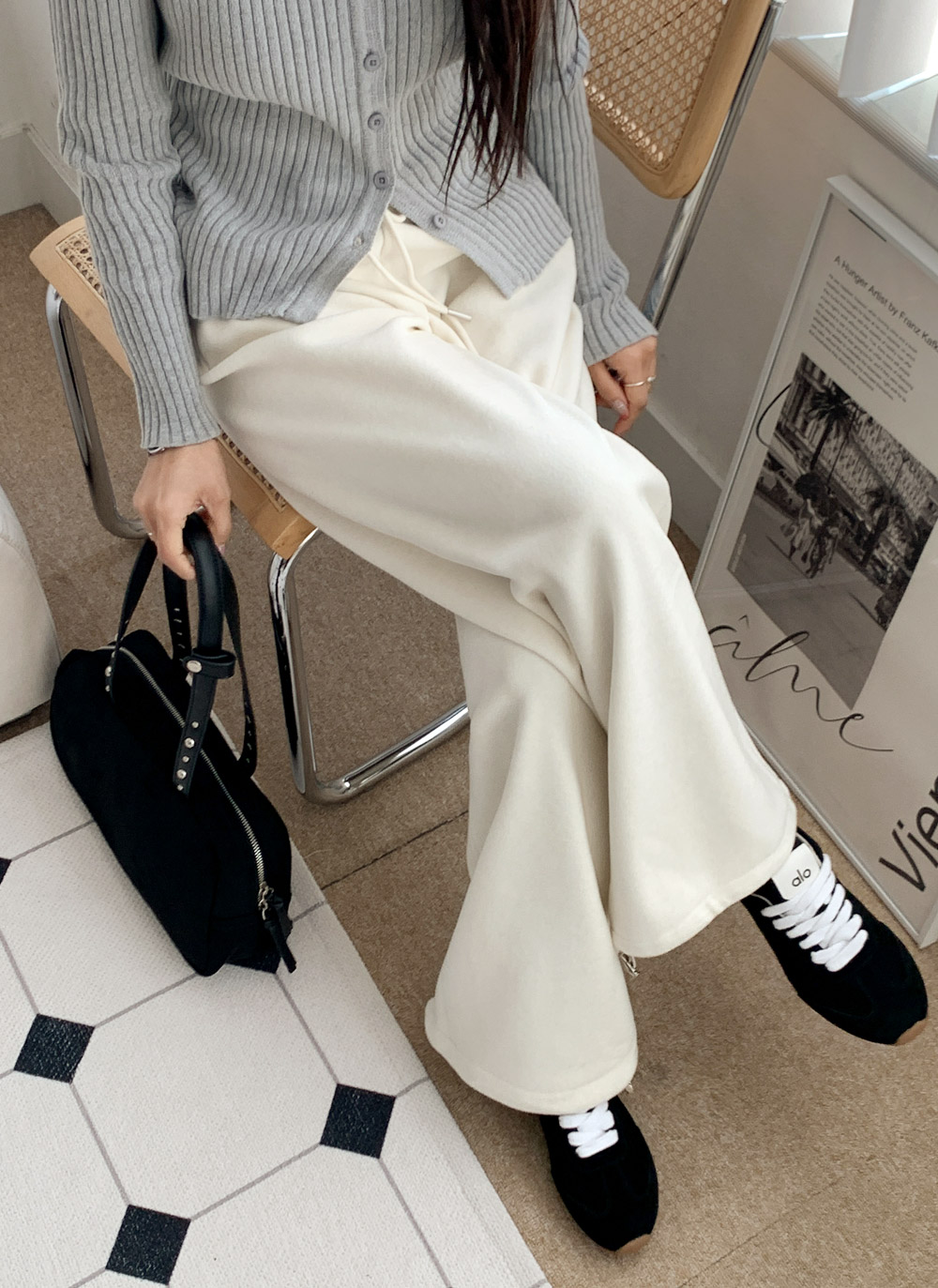 リブカラースリムカーディガン | DHOLIC | 詳細画像13