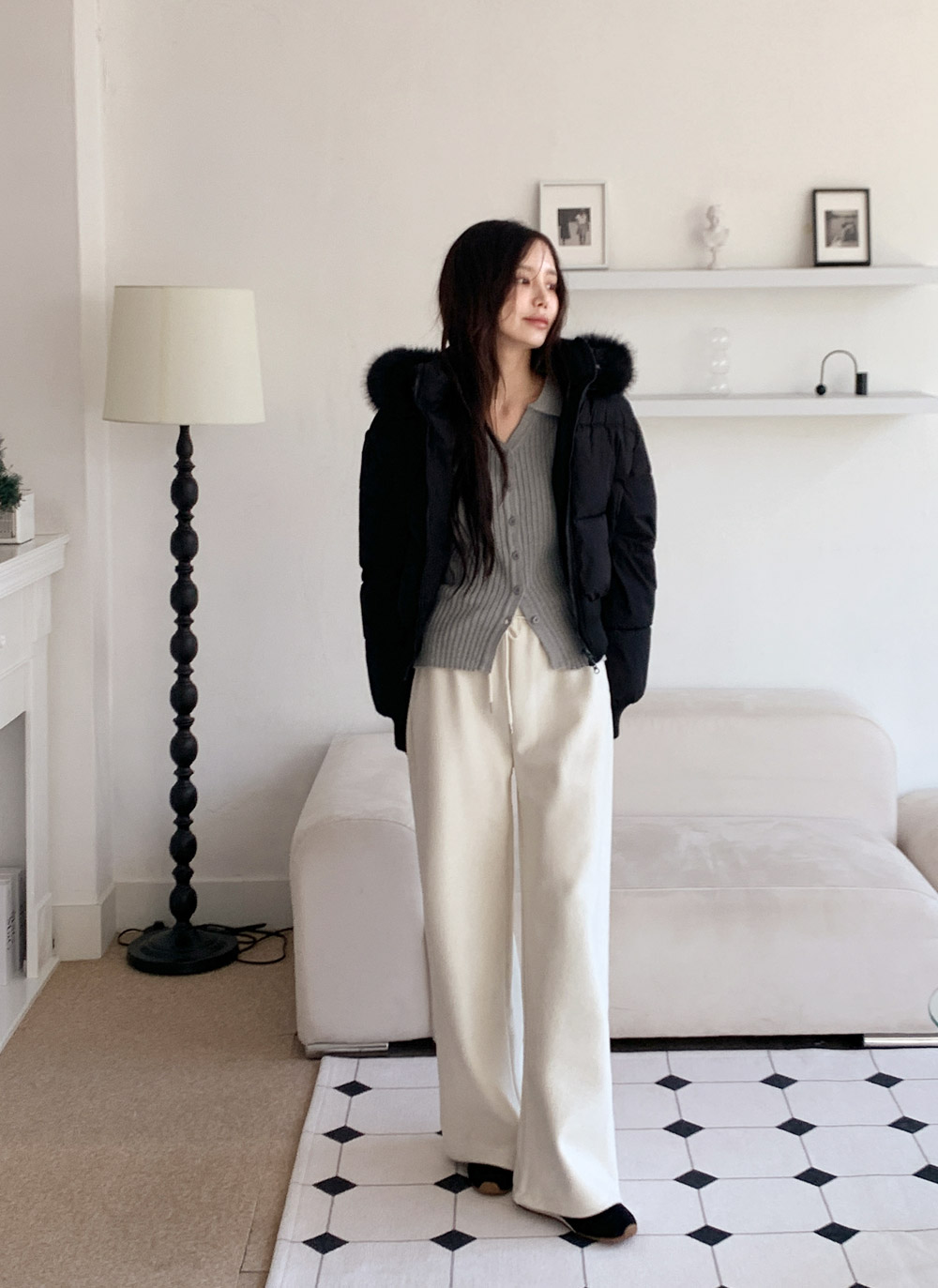 リブカラースリムカーディガン | DHOLIC | 詳細画像20