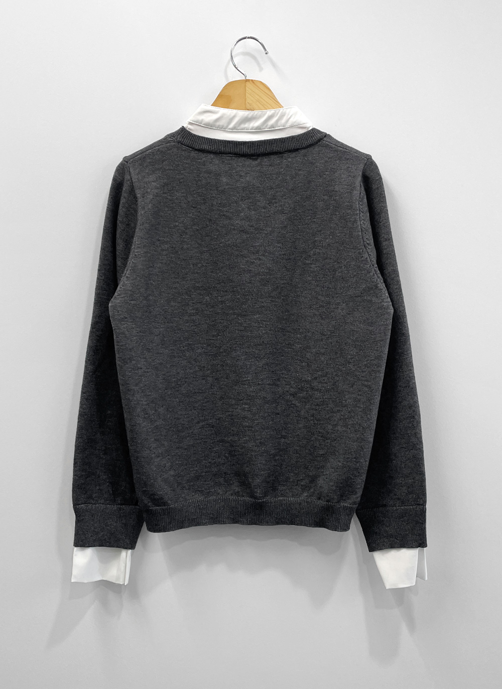 ラウンドネックレイヤード風無地ニット | DHOLIC | 詳細画像23