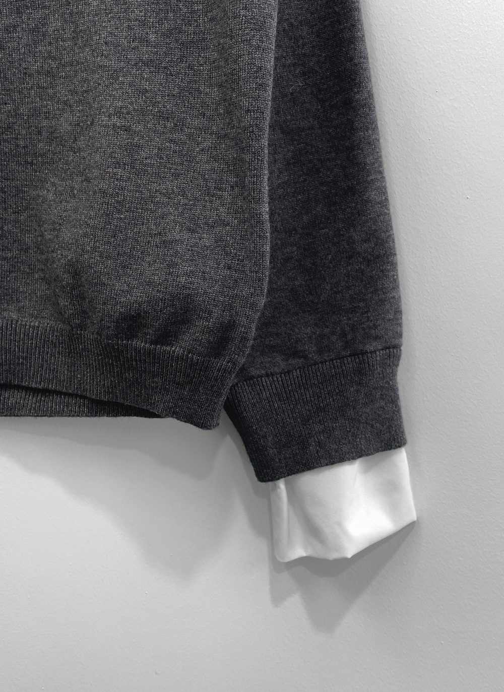 ラウンドネックレイヤード風無地ニット | DHOLIC | 詳細画像25