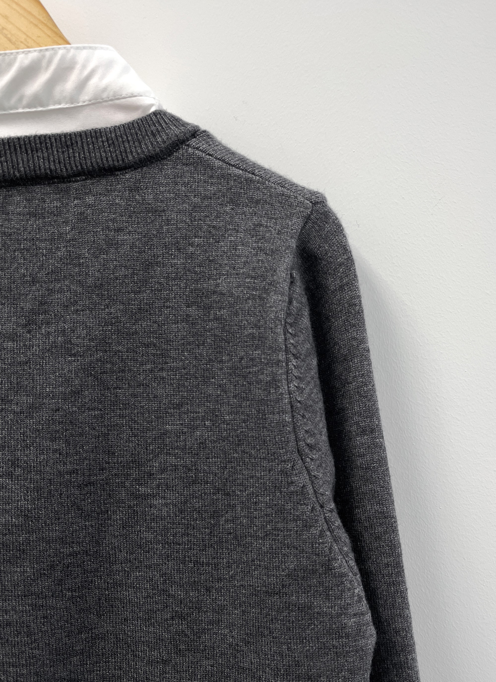 ラウンドネックレイヤード風無地ニット | DHOLIC | 詳細画像27