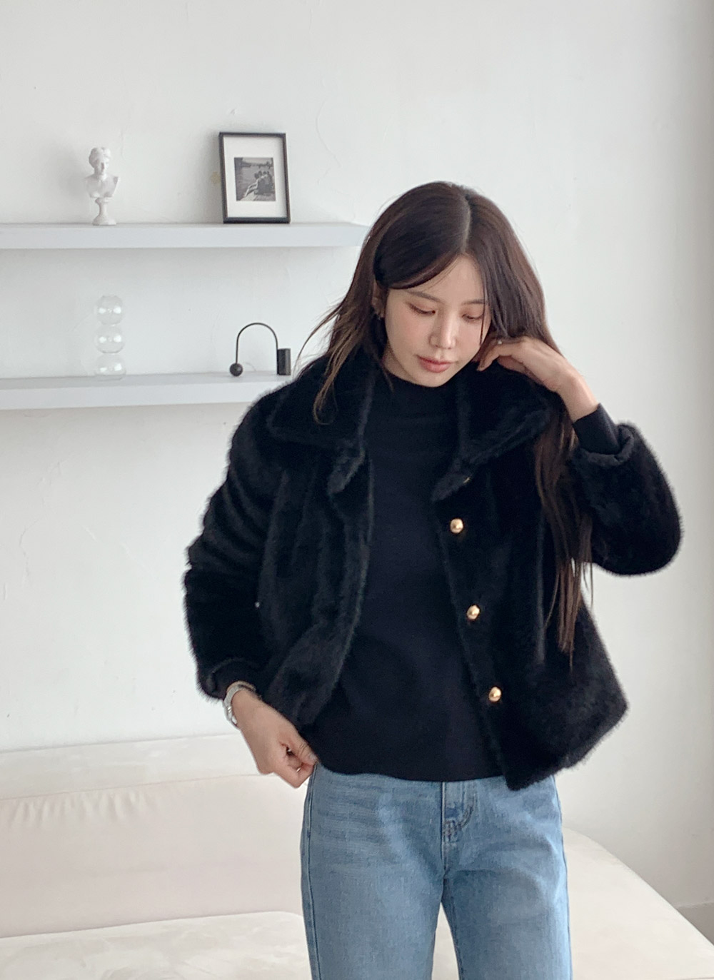 ウール混ハーフネック長袖ニット | DHOLIC | 詳細画像20