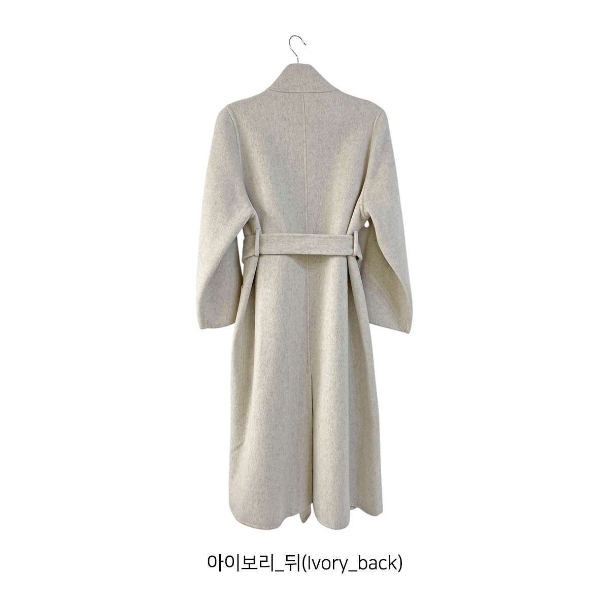 ウール混カラーハイネックポケットロングコート | 詳細画像26