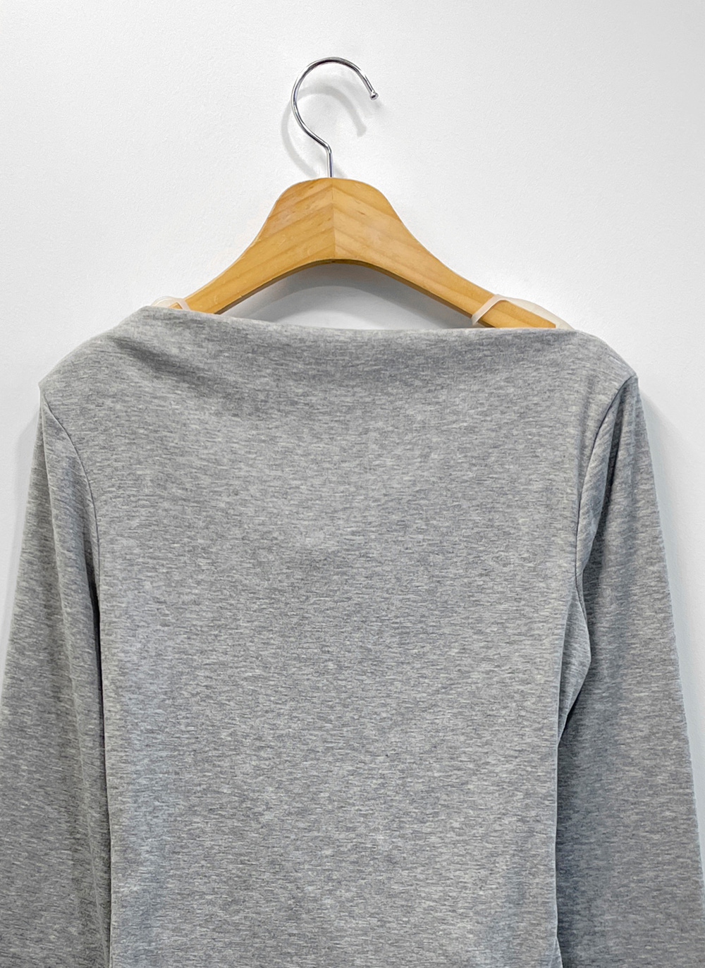 裏起毛ドレープボートネック無地Tシャツ | DHOLIC | 詳細画像33