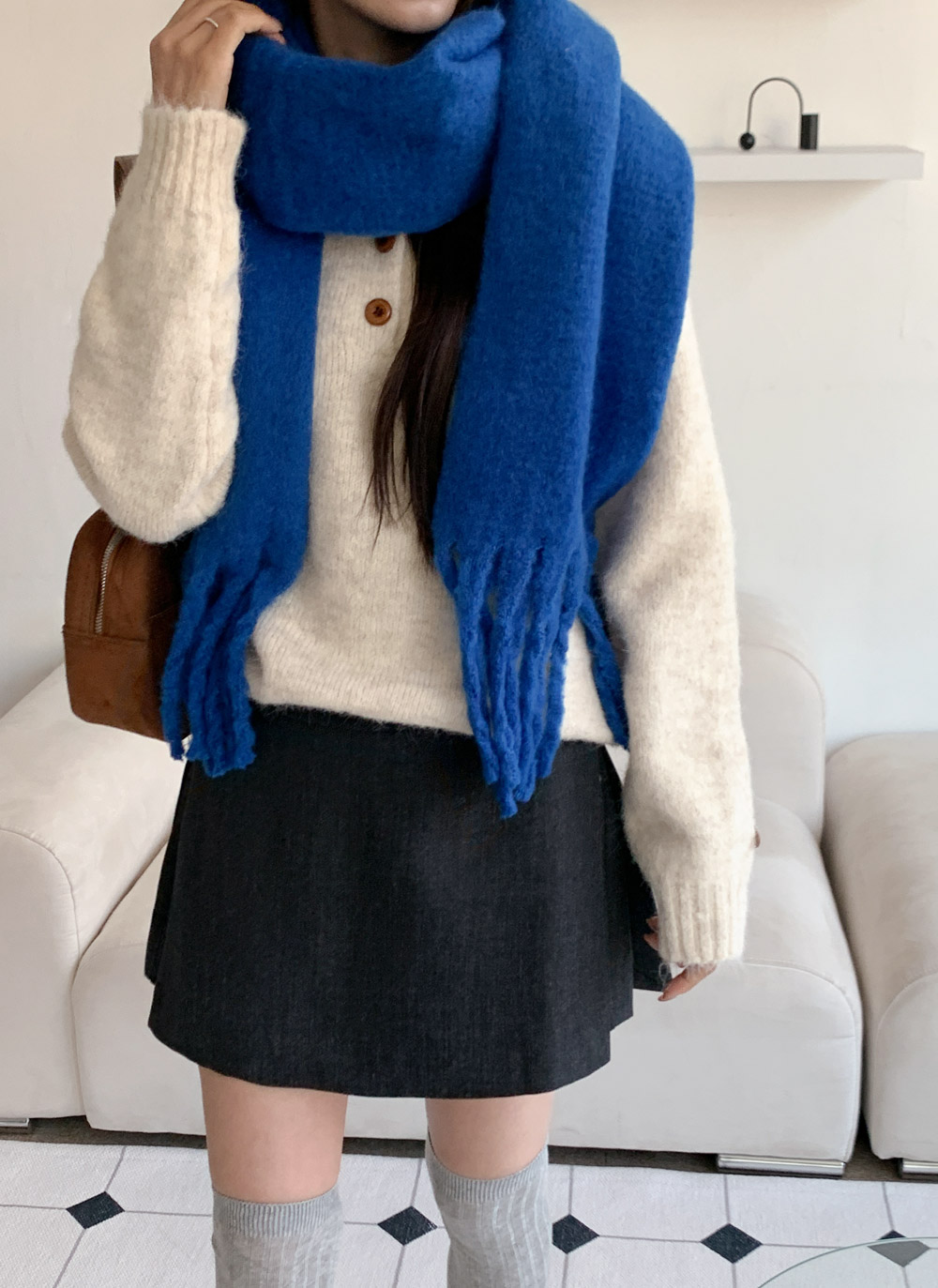 メランジボタンラグランニット | DHOLIC | 詳細画像14