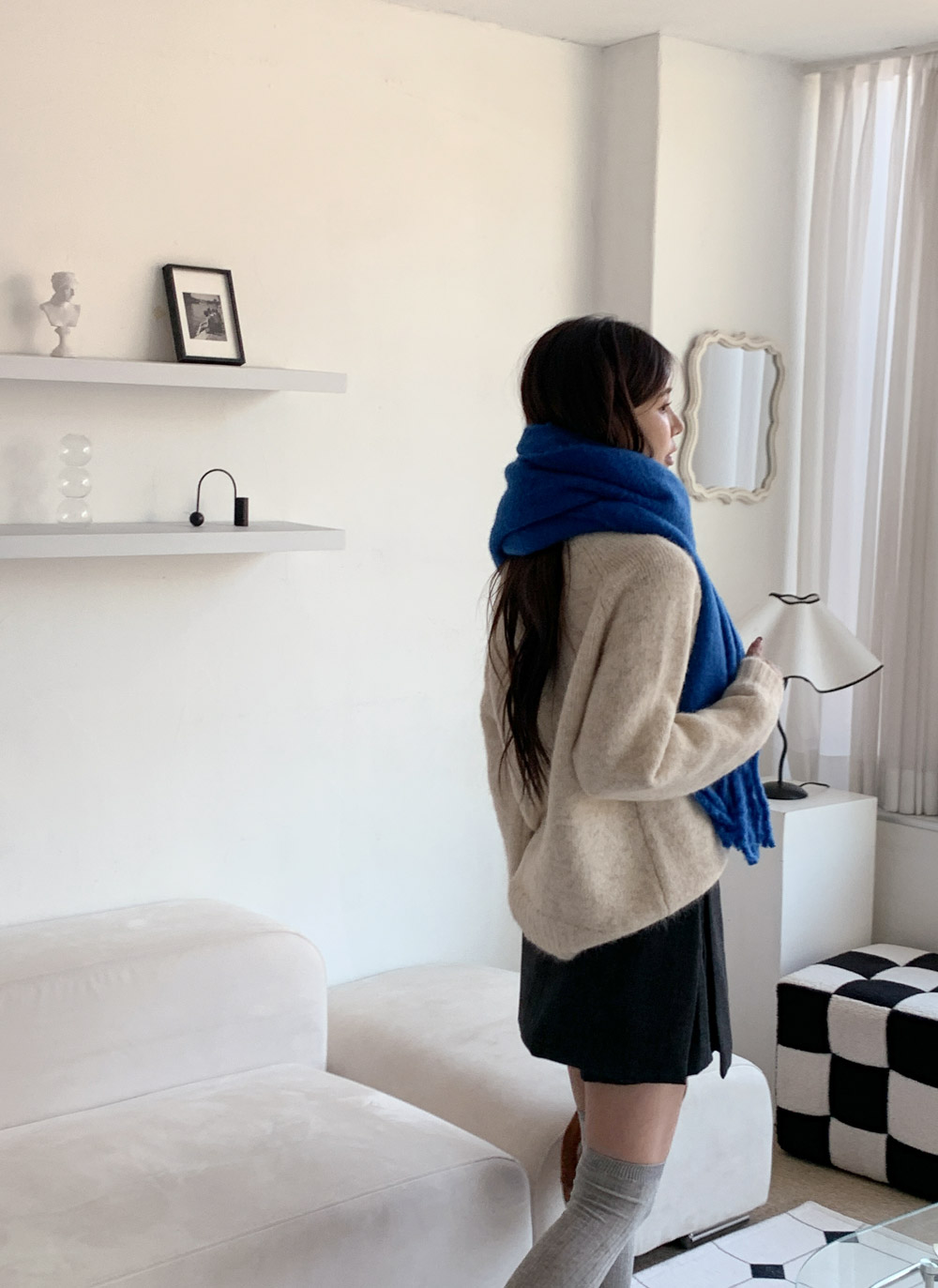 メランジボタンラグランニット | DHOLIC | 詳細画像19