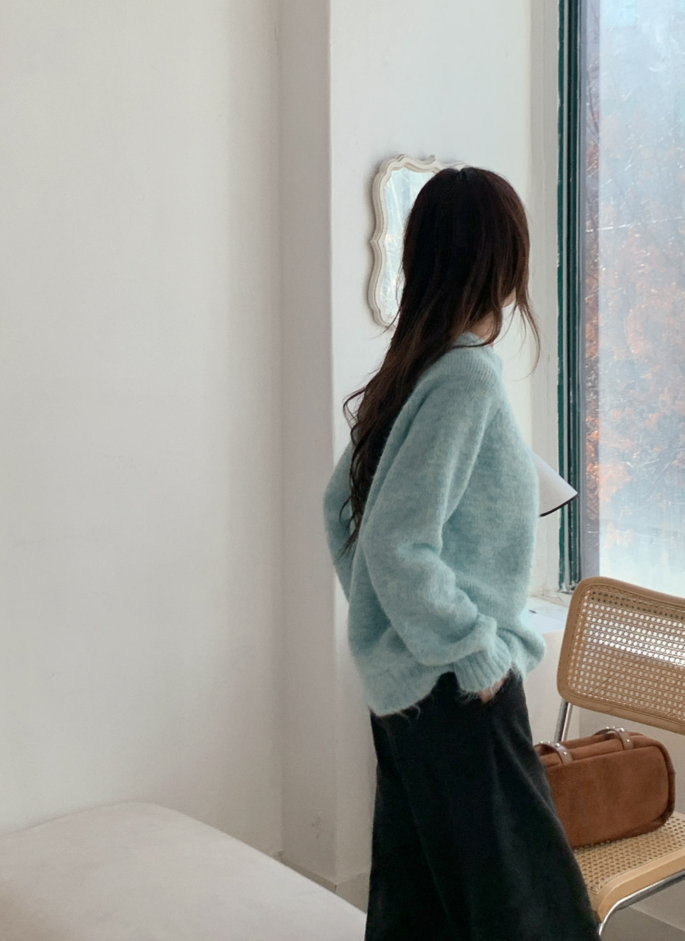 メランジボタンラグランニット | DHOLIC | 詳細画像24